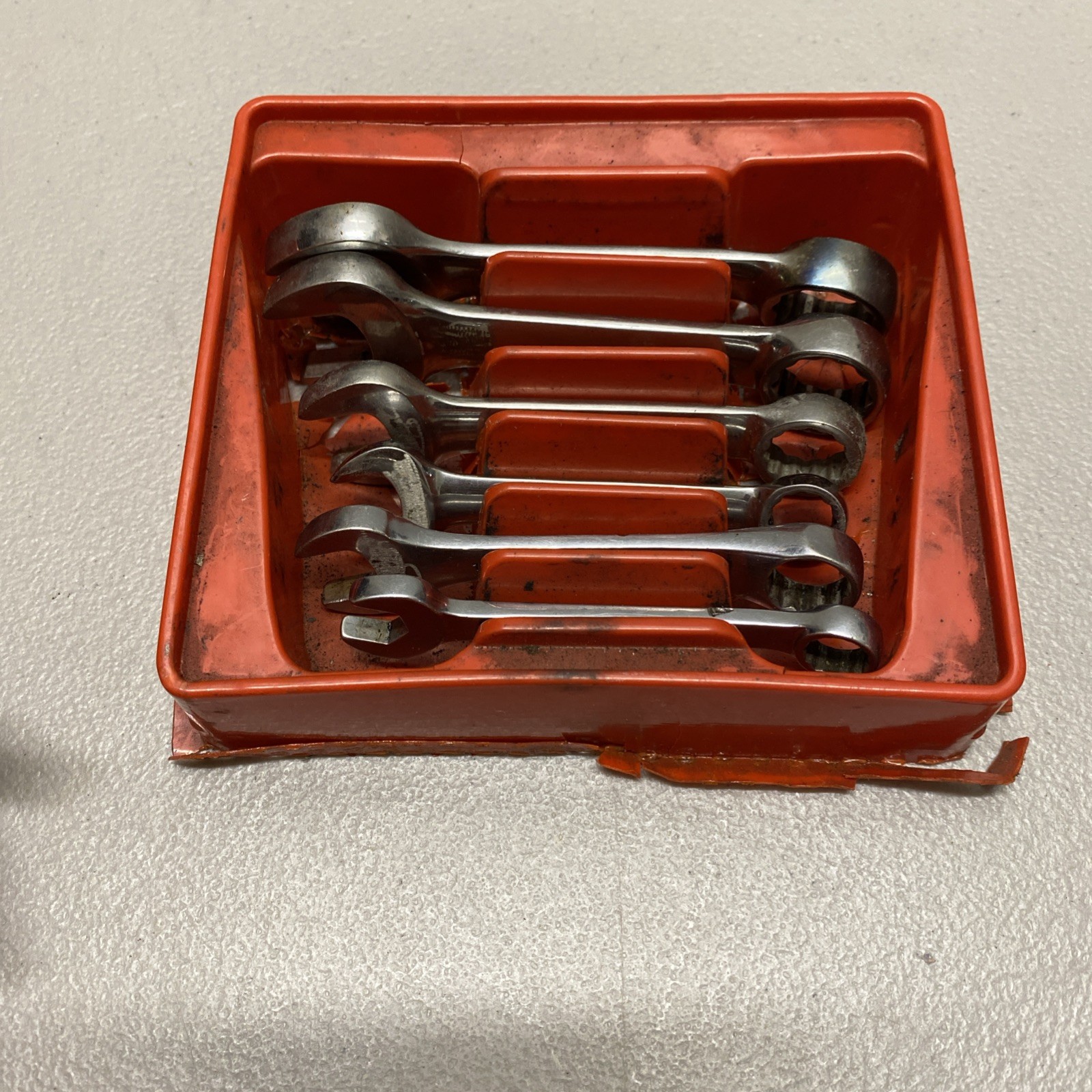 Snap On BUNDLE OXI706B 12 Pt 7/16″-3/4″ Midget Combination Wrench Set