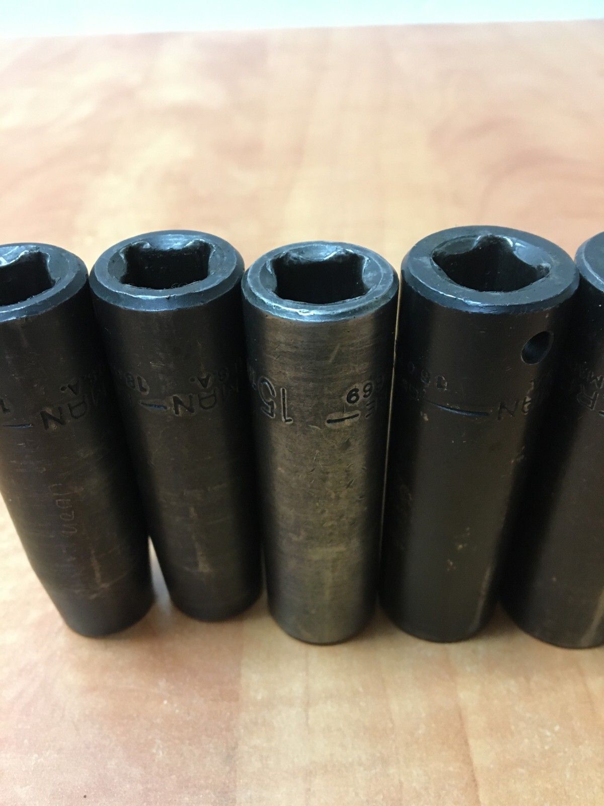 CRAFTSMAN 1/2″ DR METRIC DEEP IMPACT SOCKET SET 13 14 15 17 18 19 21 22 24 27mm