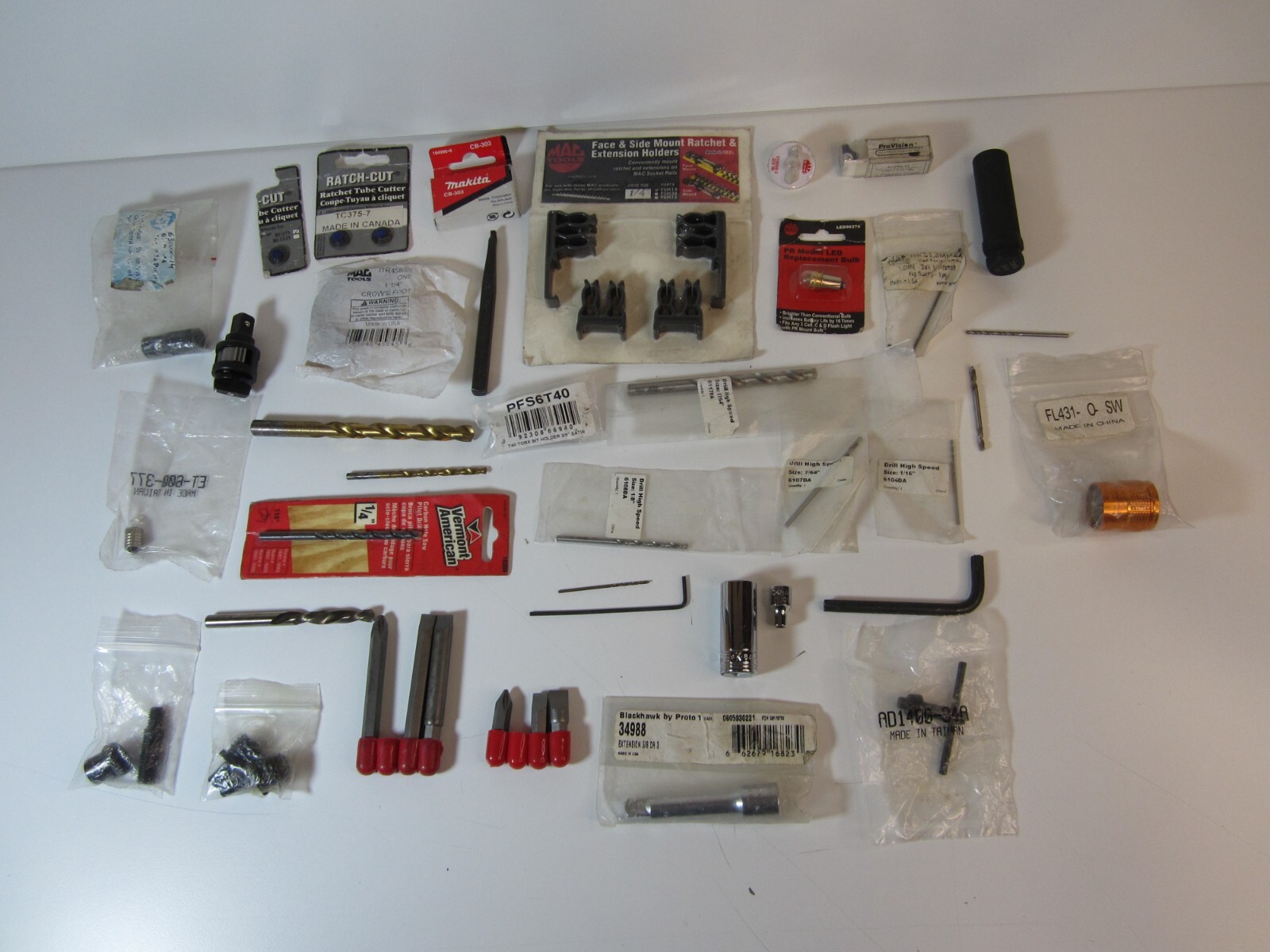 41pc Mixed Tool Lot, Mac – Blackhawk – AST – Makita – Misc, NEW