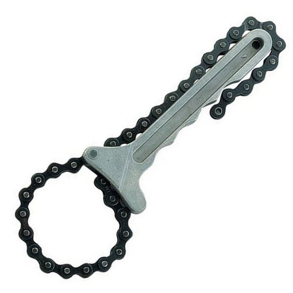 Chain Wrench Ideal for Quick and Easy Removal of Most Oil Filters Sizes