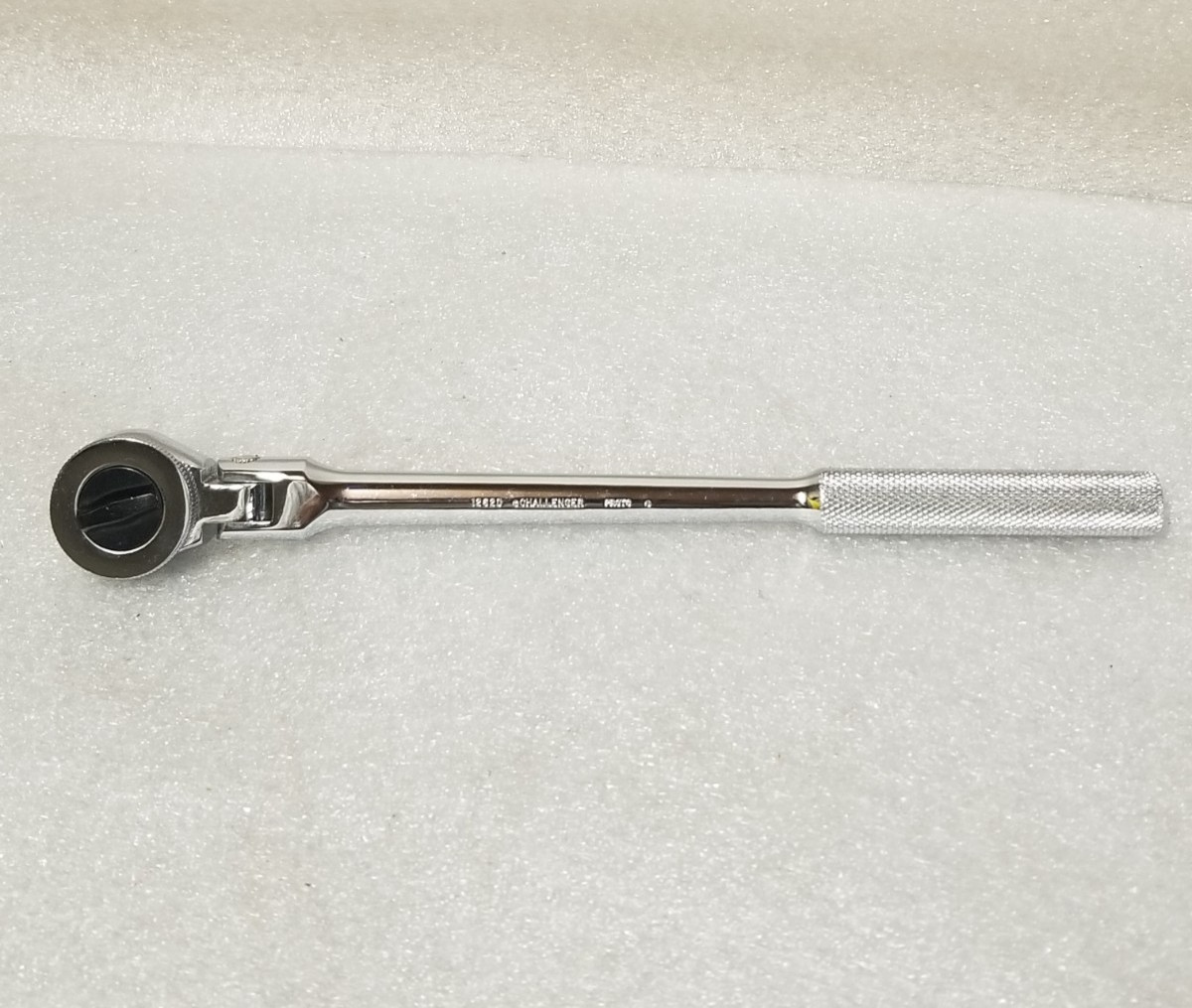PROTO 1262D Challenger 3/8″-Drive Flex Head Ratchet Knurled Grip Made in USA
