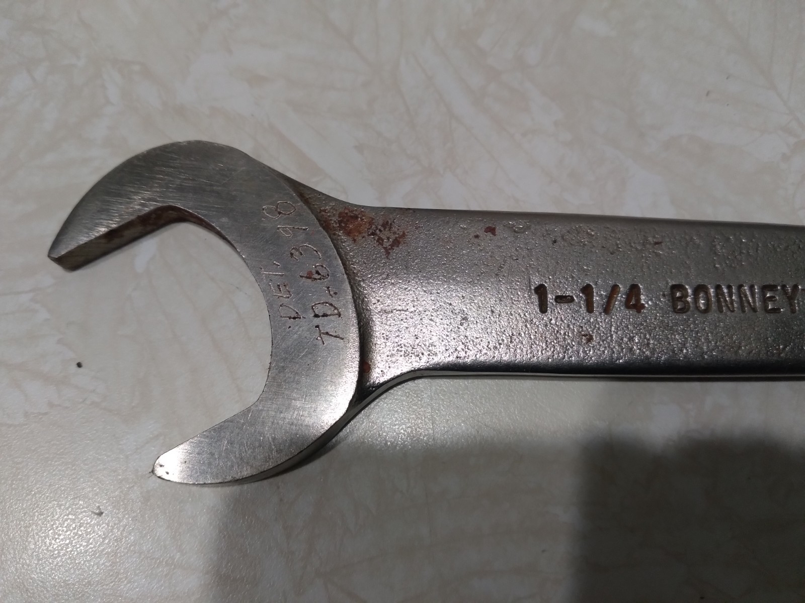 Bonney 1-1/4” Hydraulic & Aircraft Service Wrench 1240 USA