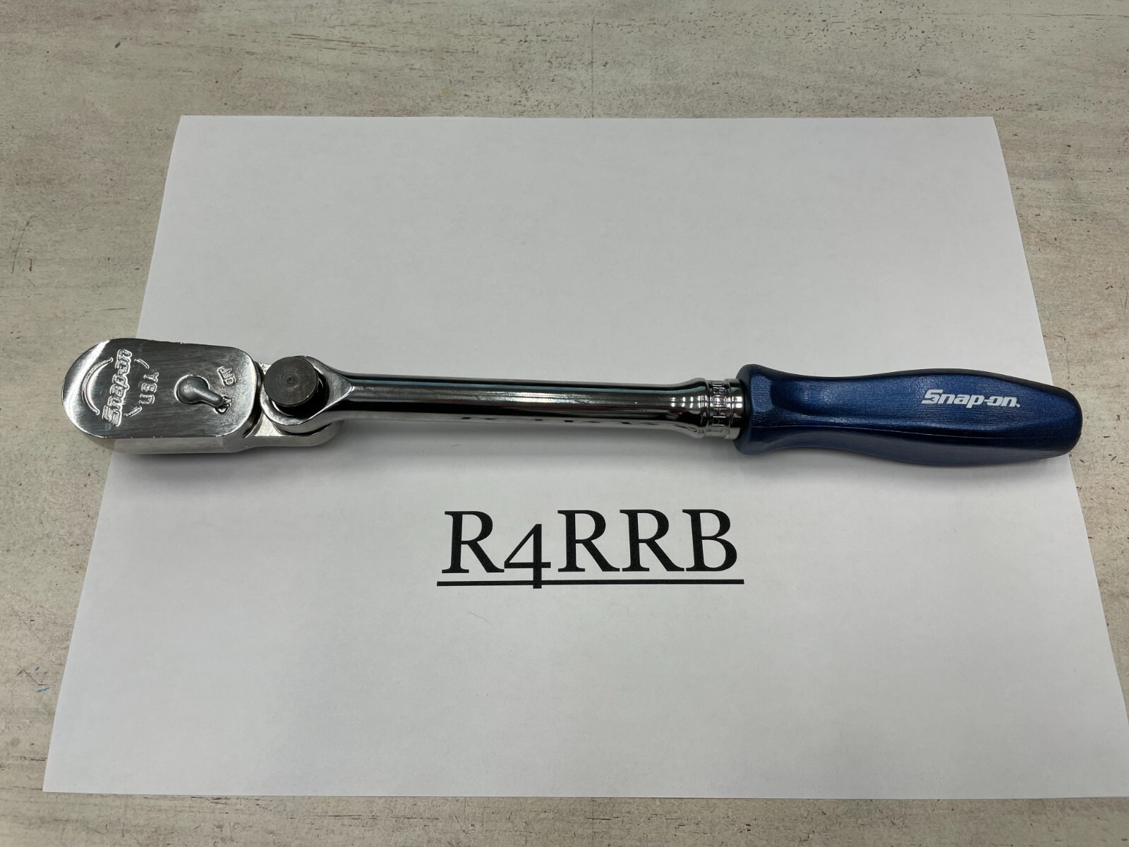Snap-on Tools POWER BLUE 3/8″ Drive Hard Grip Multi-Position Ratchet FHD80MPMB