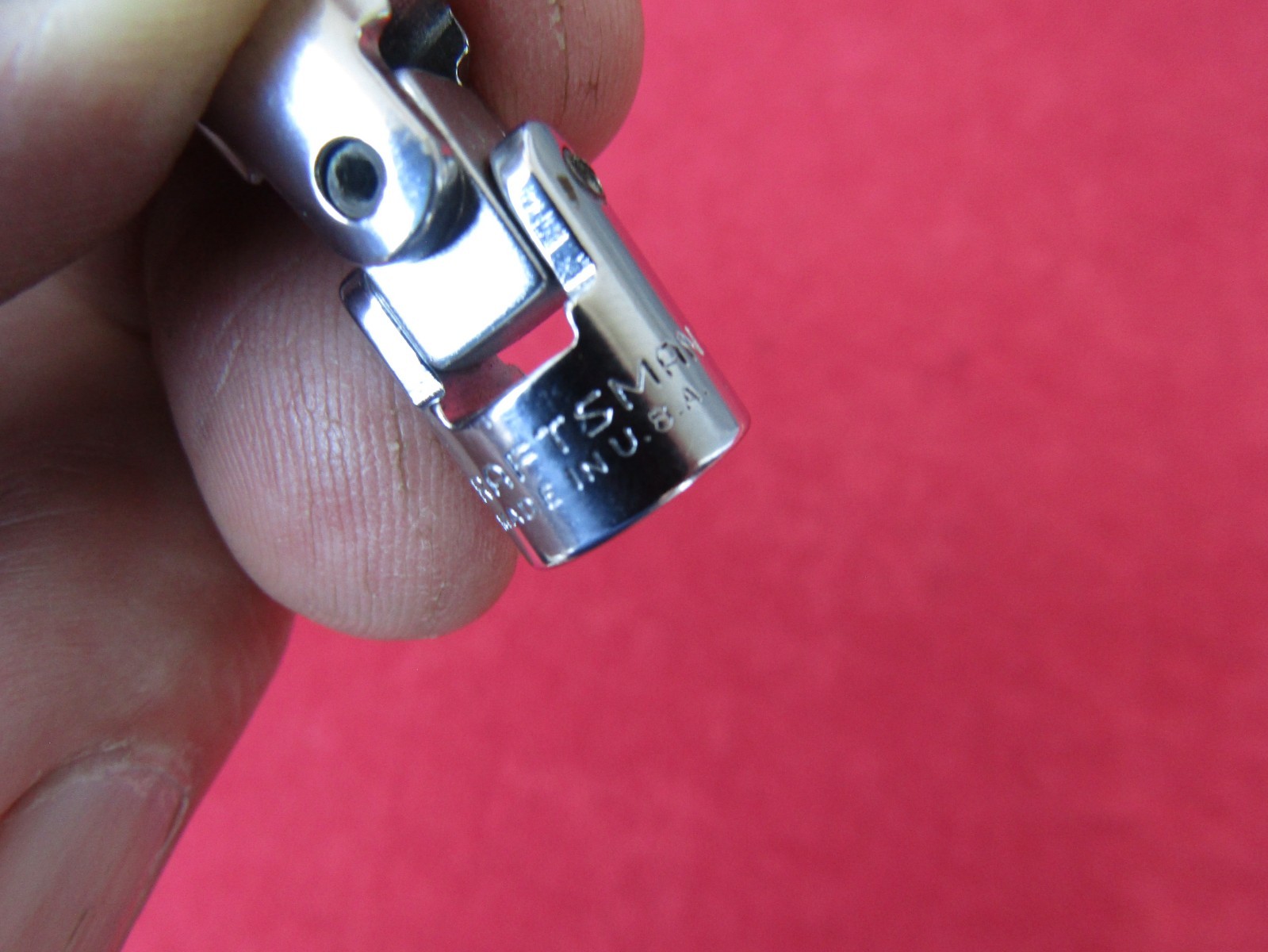 NICE Vtg CRAFTSMAN USA 1/4″ Drive Universal Joint Swivel Adapter -V- Series 4280