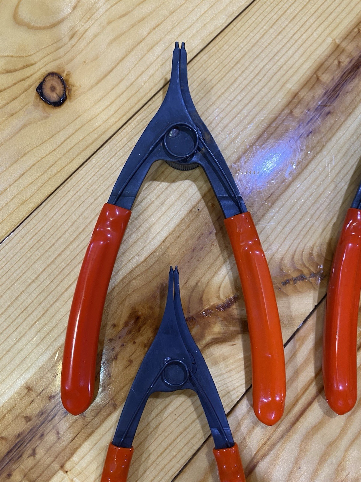Snap-On 4pc convertible Snap ring pliers set PRH129, PRH349, PRH34 & PRH12