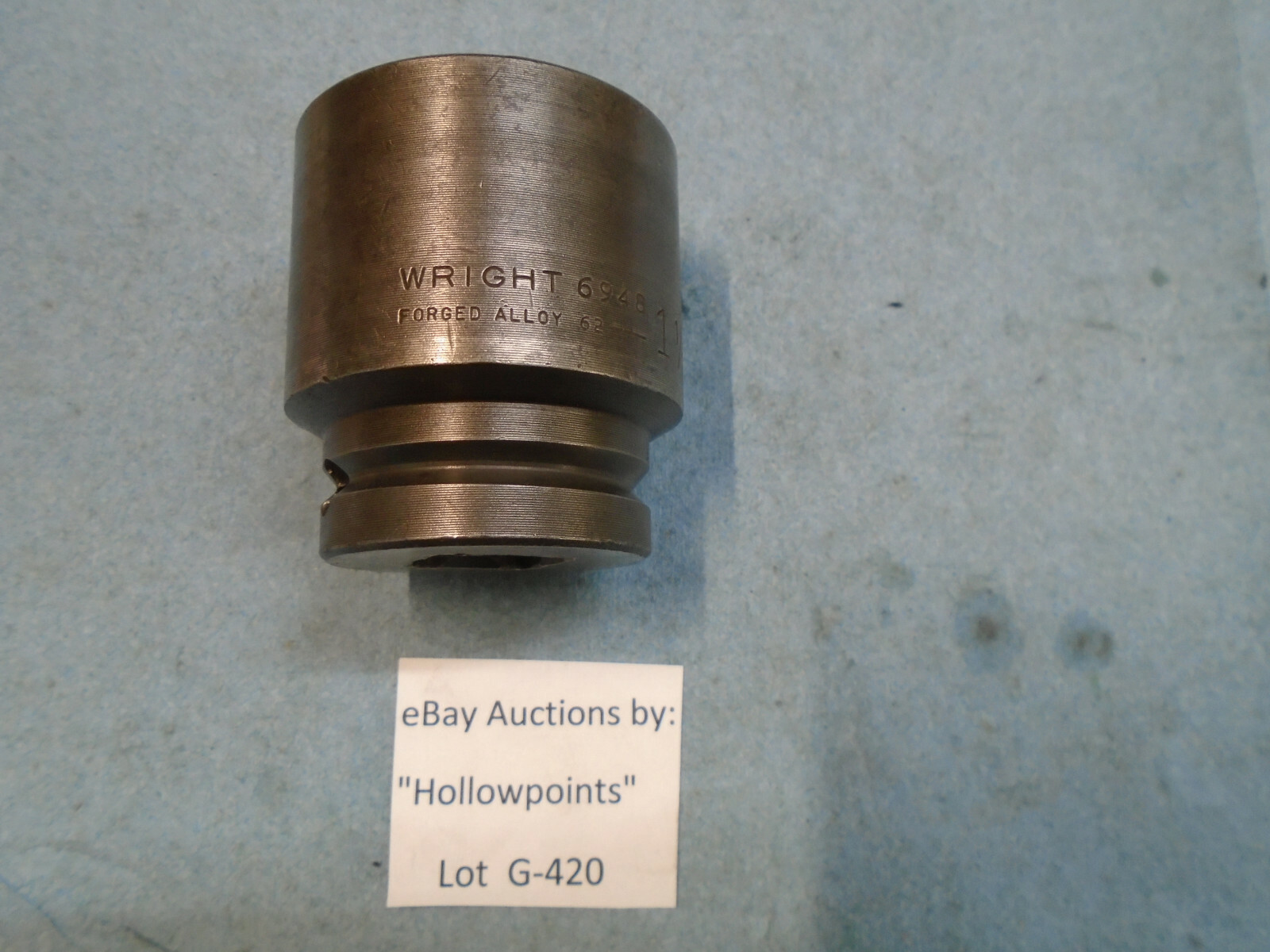 Wright USA No. 6948 Std. Impact Socket 3/4″ Drive 1-1/2″ 6 Point 62 Code G420