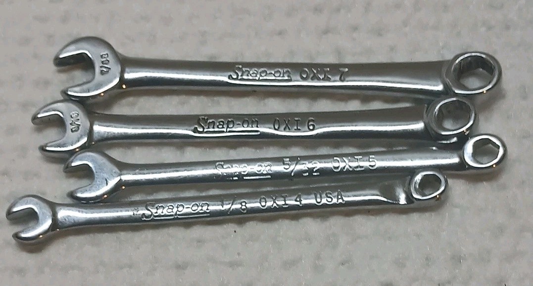 Snap-on 12 Pc,Mixed Wrench Lot OXI,XI,OSH,WOEX,RXH