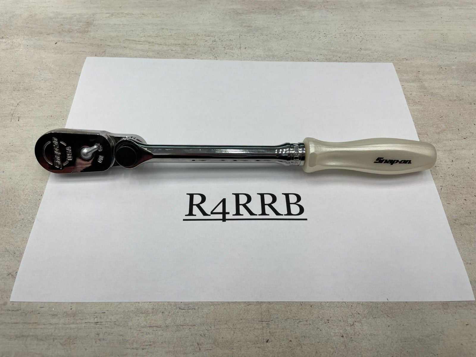 Snap-on Tools PEARL WHITE 3/8″ Drive Hard Grip Multi-Position Ratchet FHD80MPPW