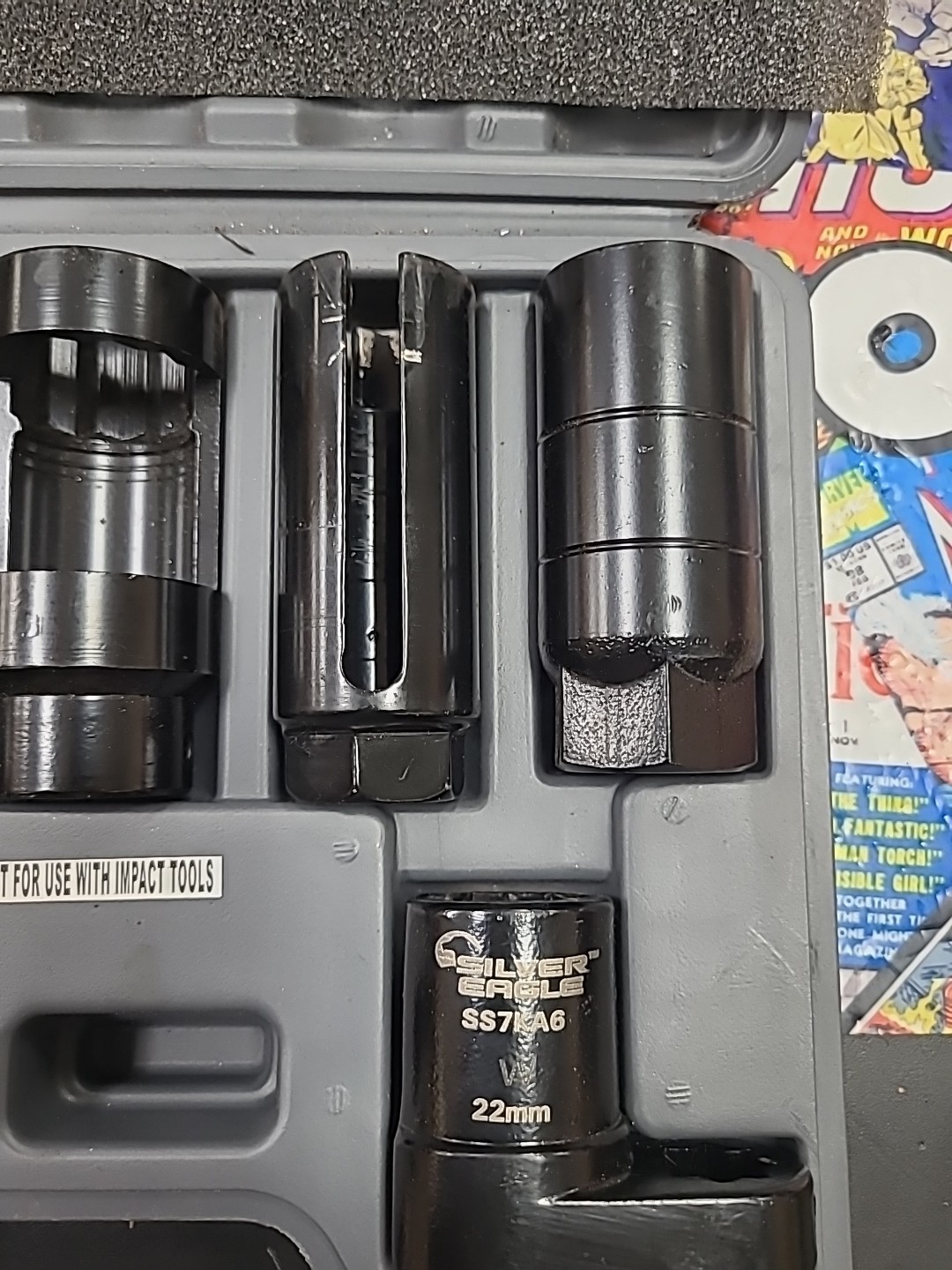 Matco Tools Silver Eagle 7 Piece Oxygen Sensor Socket Set SS7KA (Used)