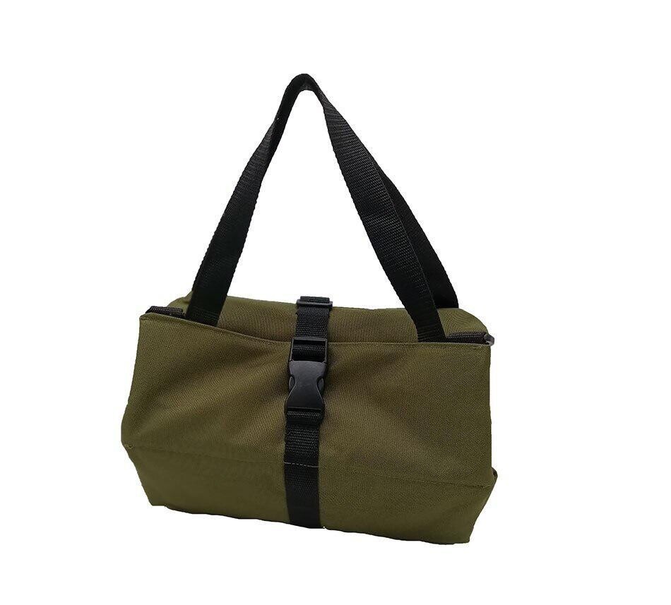 Auto Roll Up Tool Bag Multiple Pockets Canvas Storage Hanging Tool Bag