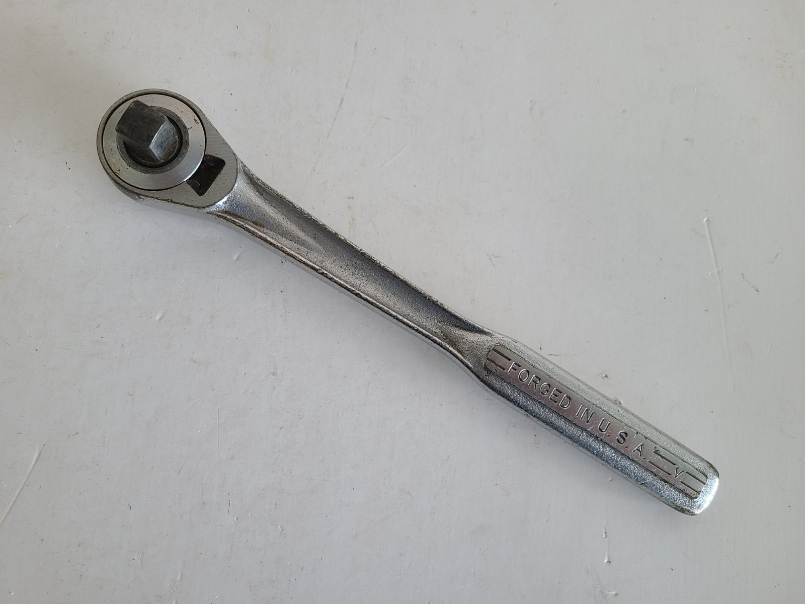 Vintage Craftsman 1/2″ Drive =V= Series Ratchet / Driver Free Shipping