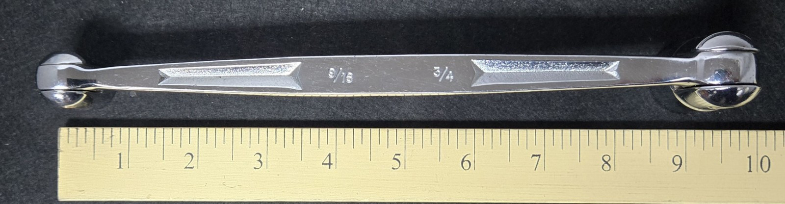 Snap-on (Unmarked) FH1824 USA 9/16 & 3/4″ Flex Head Wrench Excellent Condition