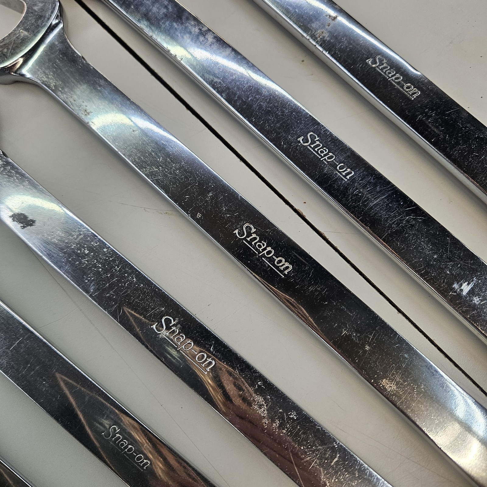 Snap-On Comb Wrench OEX Set 9 Piece SAE 12 Point 22,24,24,26,28,30,32,34,36