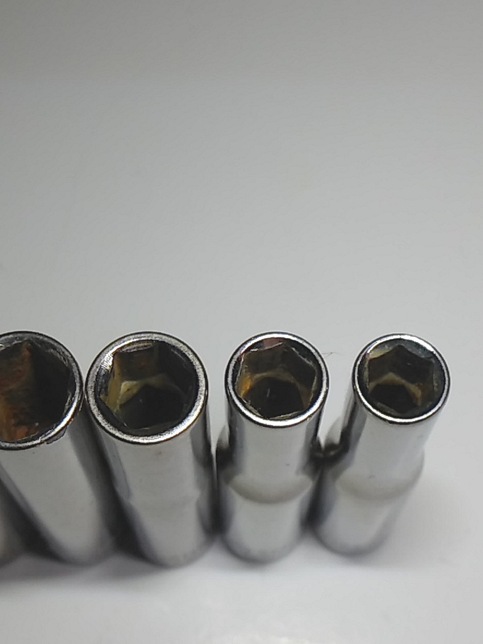 Craftsman G Series 5 Pc 1/4″ Drive SAE Deep 6 Pnt Socket Set Made In USA