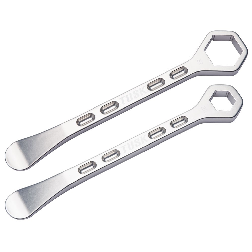 Tusk 1629570006ee7b-e54585 Aluminum Tire Iron Kit with 22mm and 32mm Axle Wrench