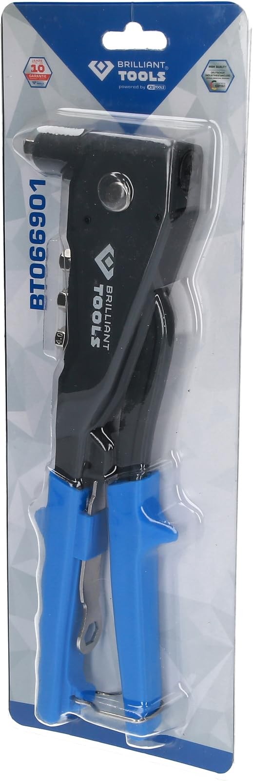 BT066901 Hand Riveter for 2, 43,24, 04,8mmD Powered by KS TOOLS