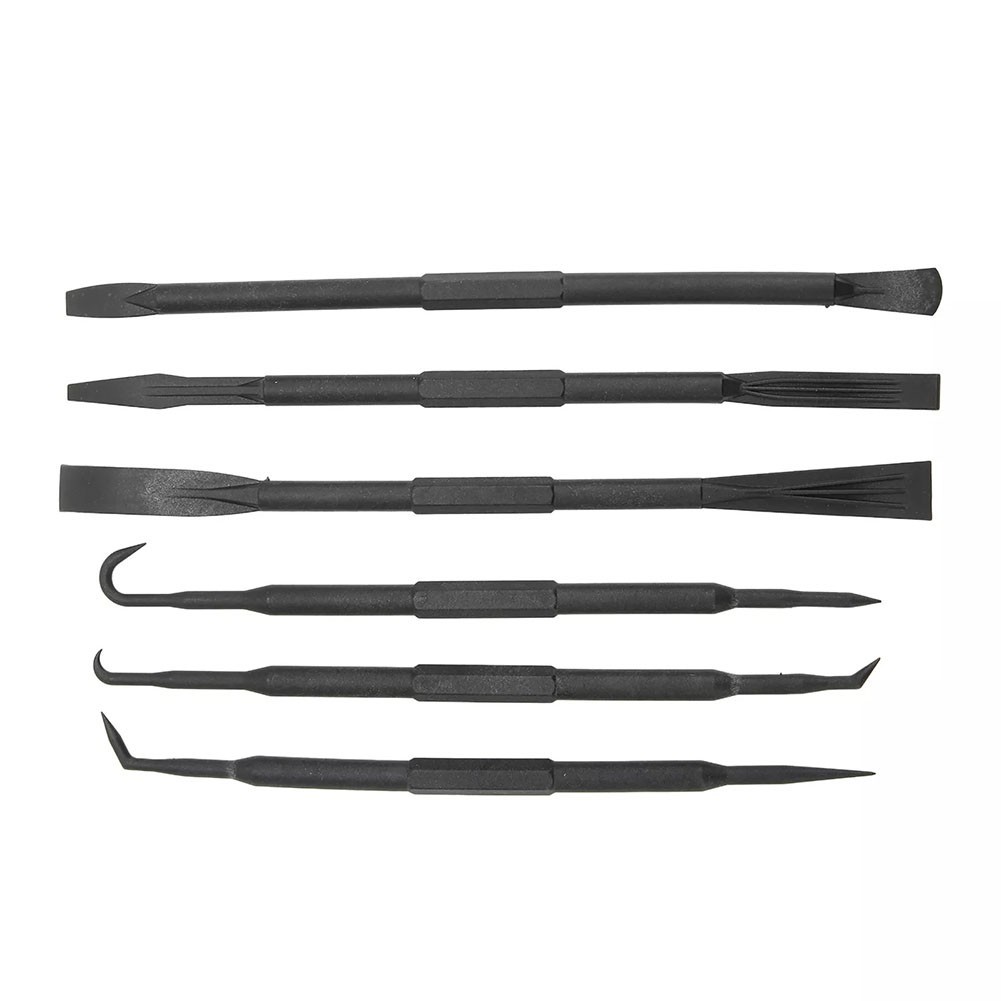 Sturdy 6pcs Prying Tool Set Designed to Reach Tight Spaces Effectively