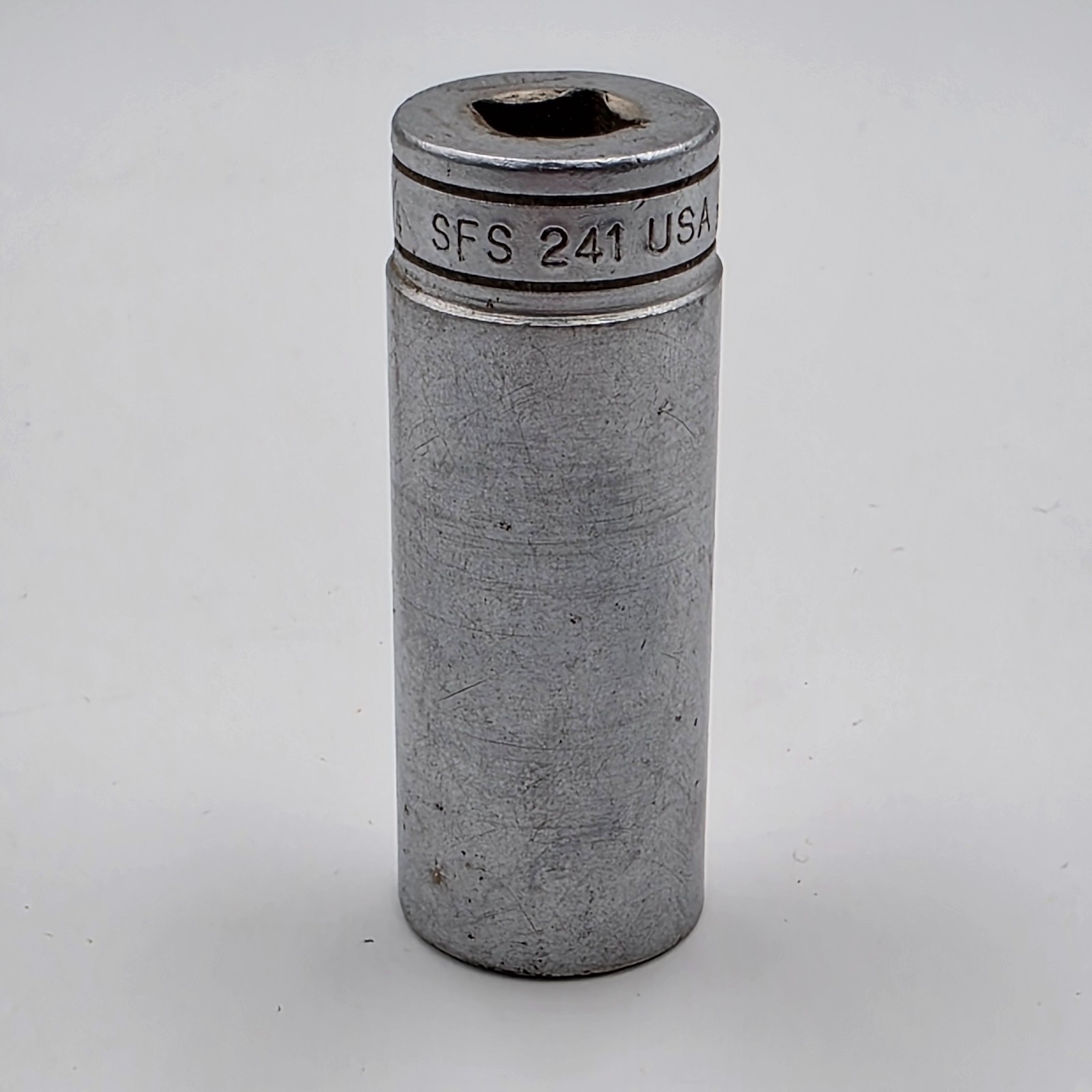 Snap-On SFS-241 3/4 Deep Socket 1/2 Drive USA Vintage Chrome Tool