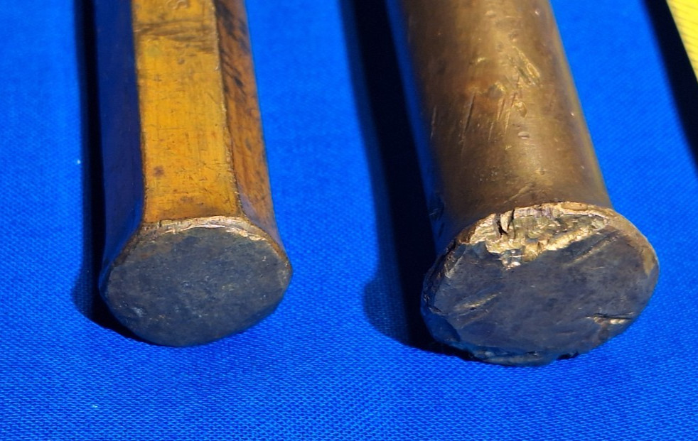 2 Snap-On brass punches brass drift pin B912