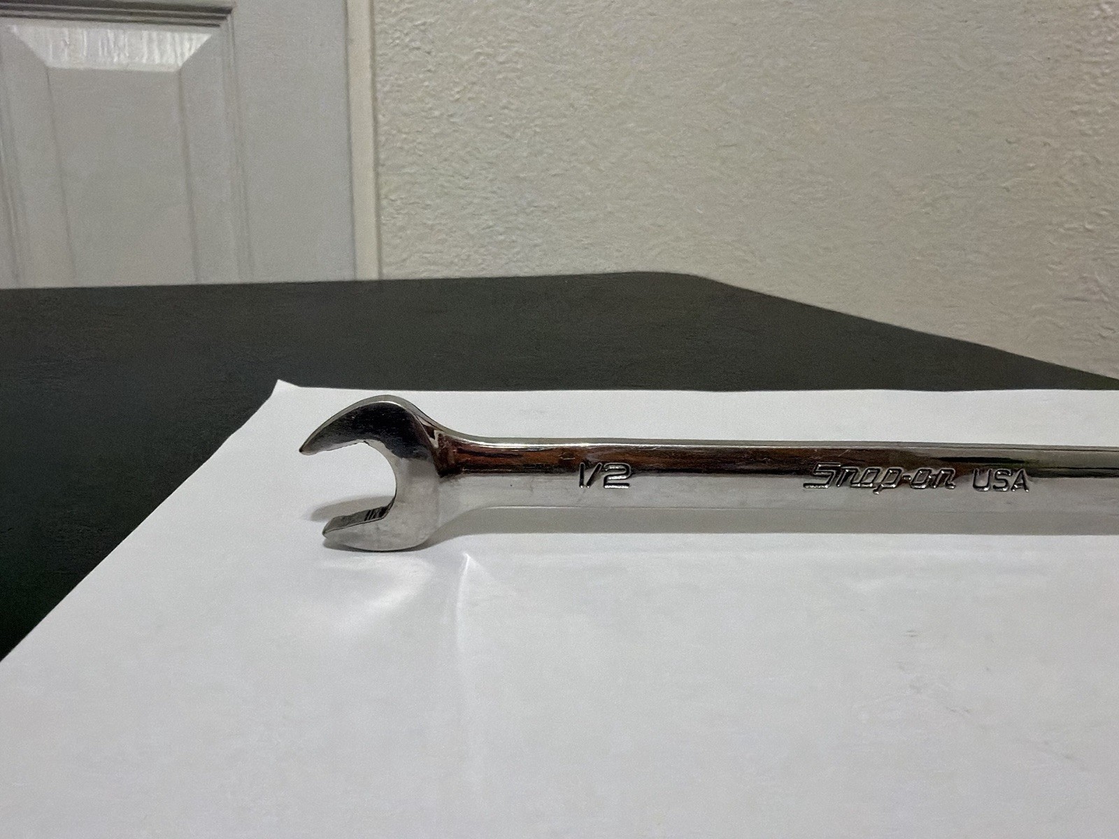 Snap On 1/2” Flank Drive Combination Wrench SAE SOEX16 Made In USA