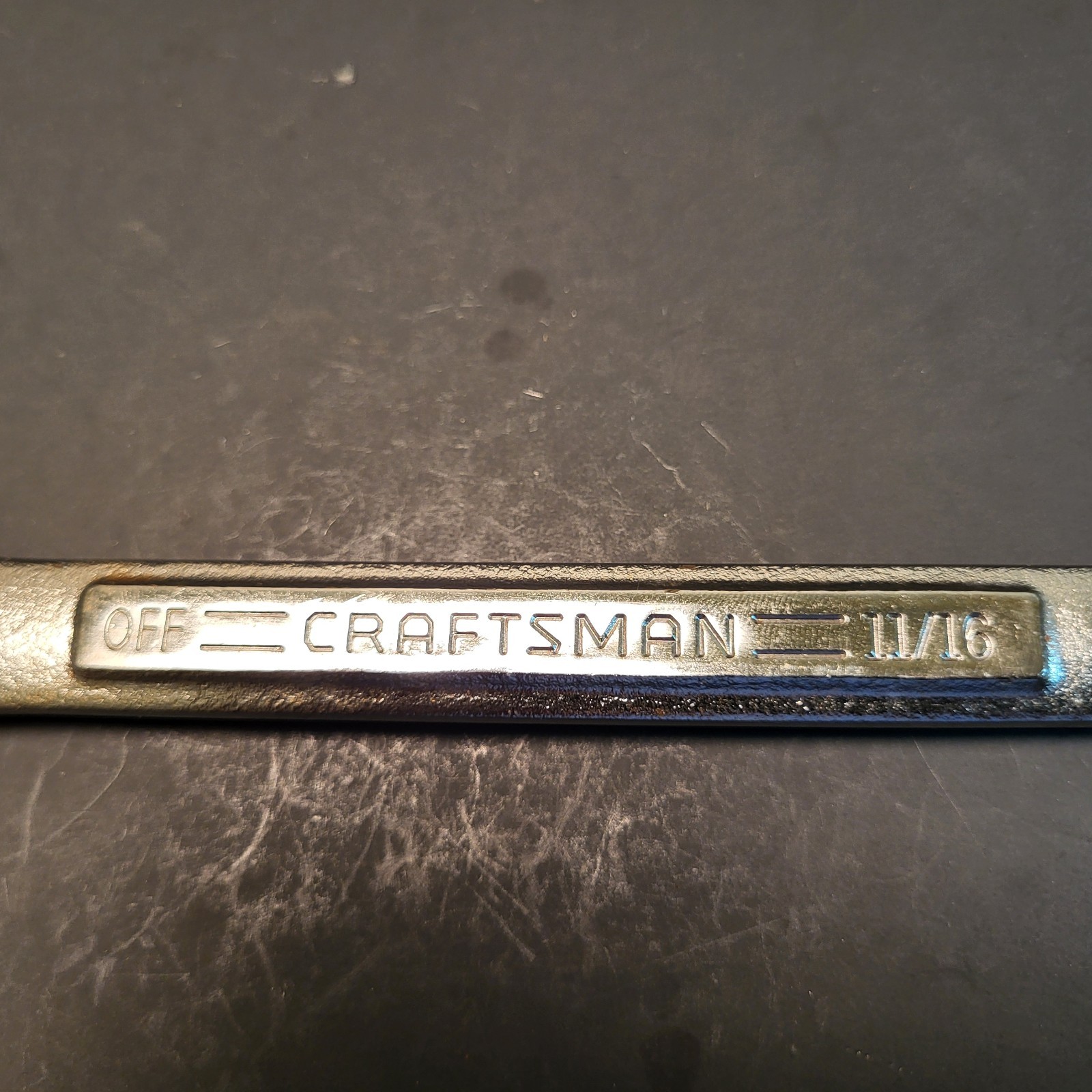 Craftsman ratcheting combination wrench 11/16” made in USA vintage 42647