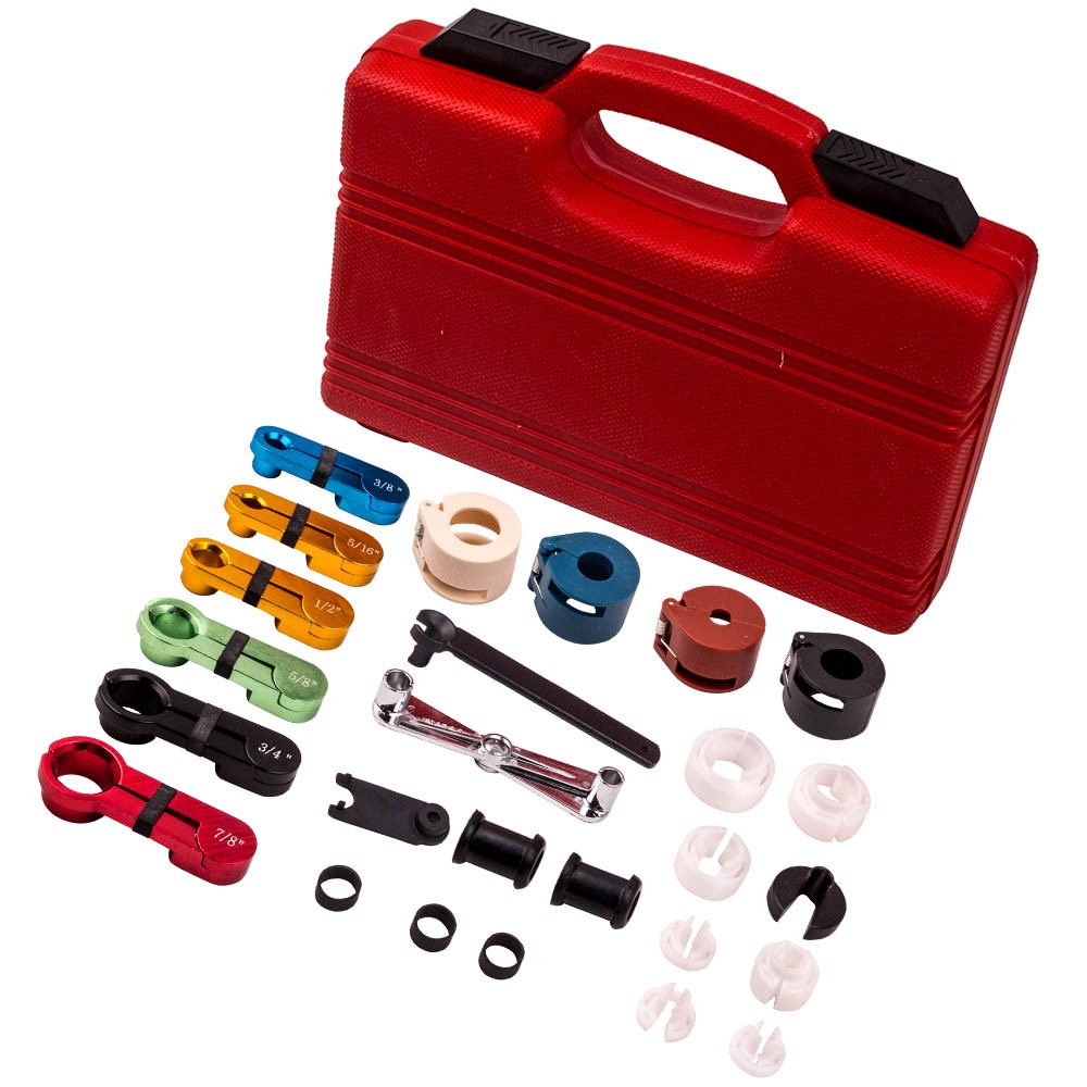 22x A/C Fuel Transmission Oil Cooler Line Disconnect Tool Kit 5/16″ 3/8″ For GMC