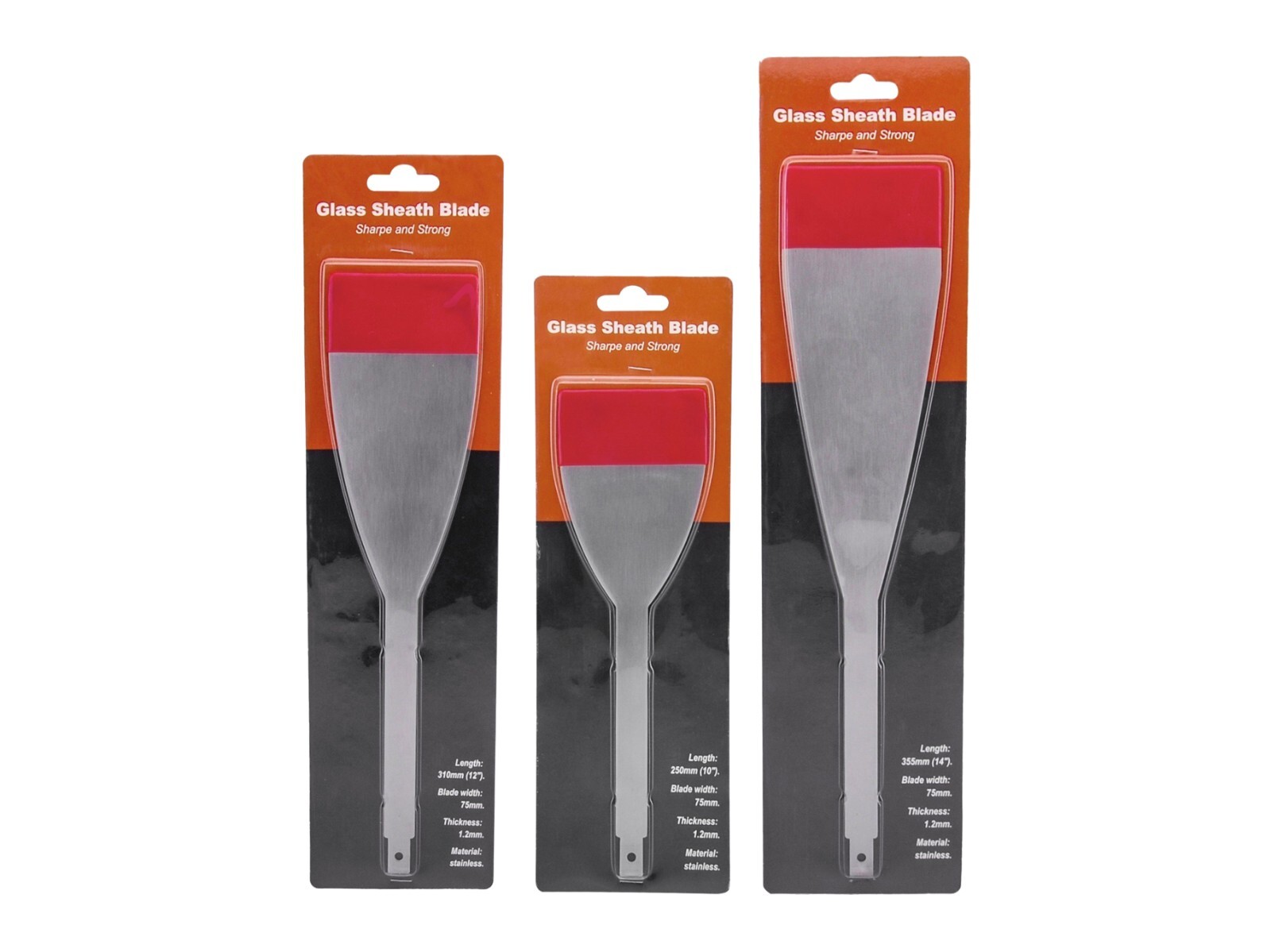  3-Pack Windshield Autoglass Express Removal Blade Tool 3×10″ 3×12″ 3×14″