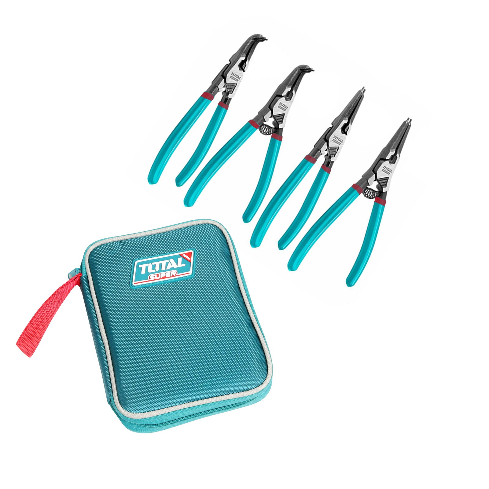 Total Circlip Pliers Set 180mm – 4pcs – THTJ214042