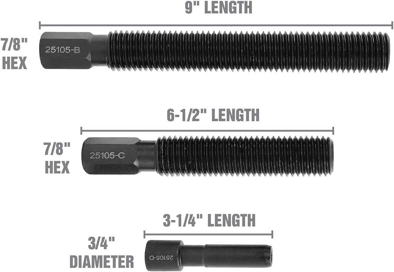 Extended Ball Joint Press Tool with Forged Steel Construction for Trucks