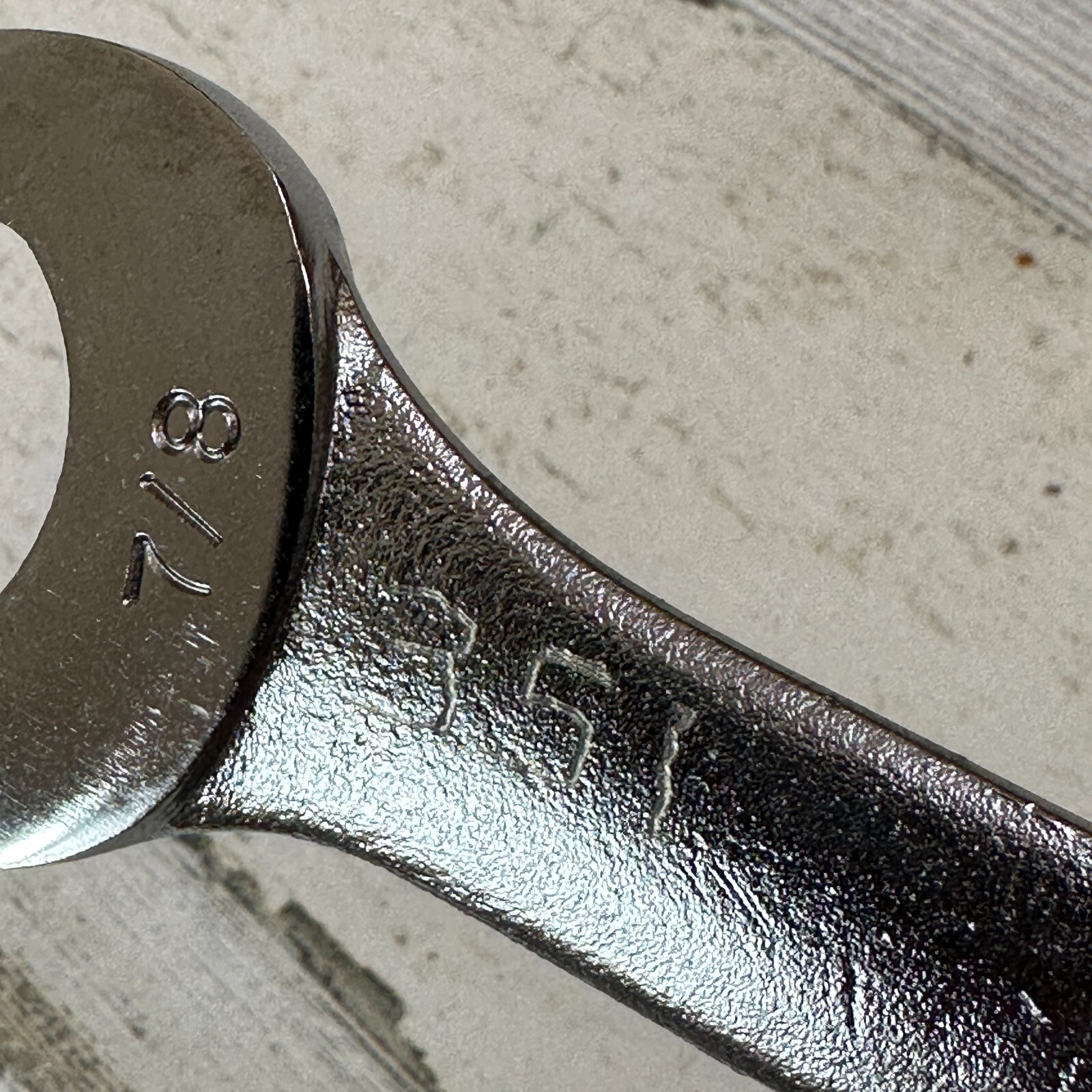 USA Made = CRAFTSMAN = 7/8″ Combination Wrench Standard SAE INCH 44703 12 PT