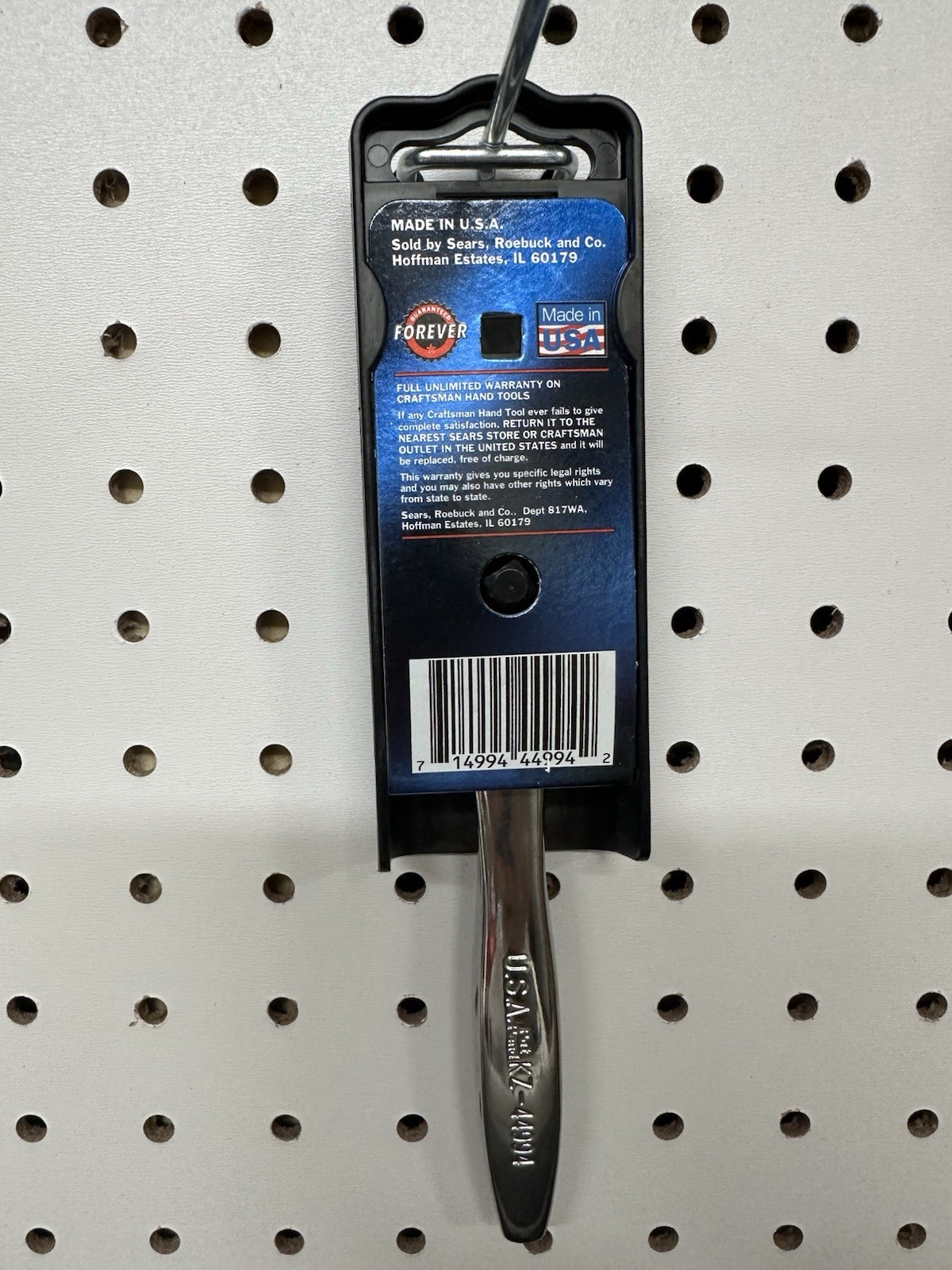 Sears Craftsman Tools USA 1/4 Drive Thin Fine Tooth Ratchet NOS 44994 On Tag