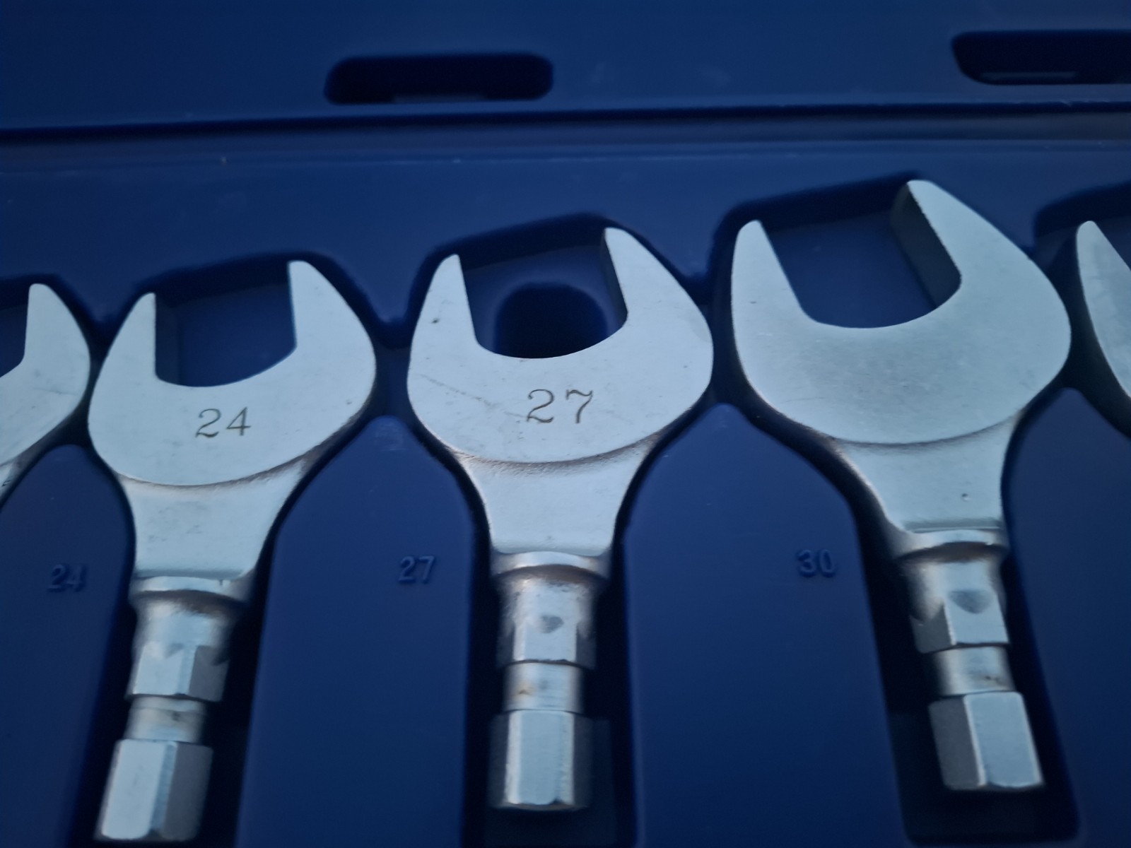 Boxed NOS LASER 10 piece obstruction spanner head tool set Never Used