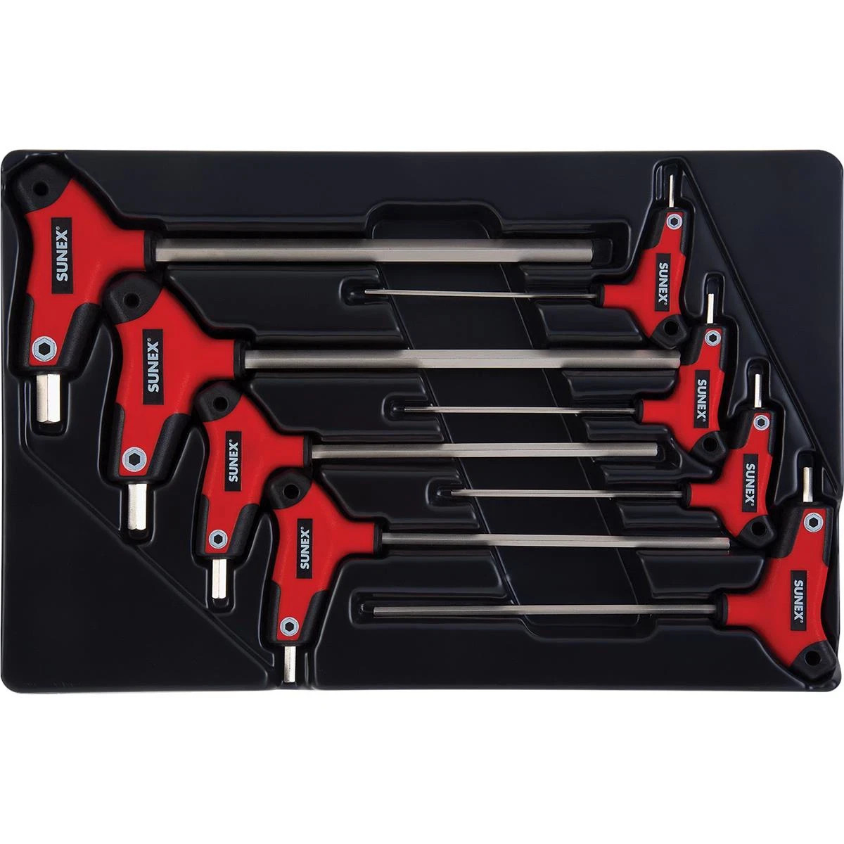 Sunex 9858M 8-Piece T-Handle, Hex, Metric Hex Key