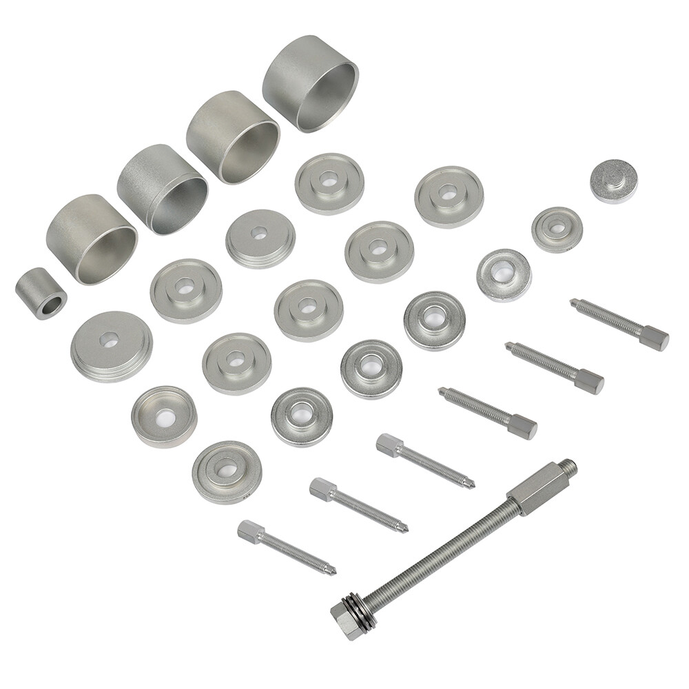 31pcs Front Wheel Drive Hub Bearing Puller Installation Removal Adapter Tool Set