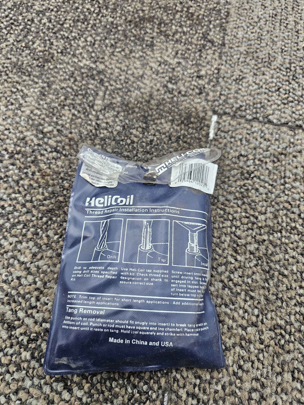 HeliCoil 5544-14 Metric Fine Thread Repair, M14-1.50 Internal Thread Size