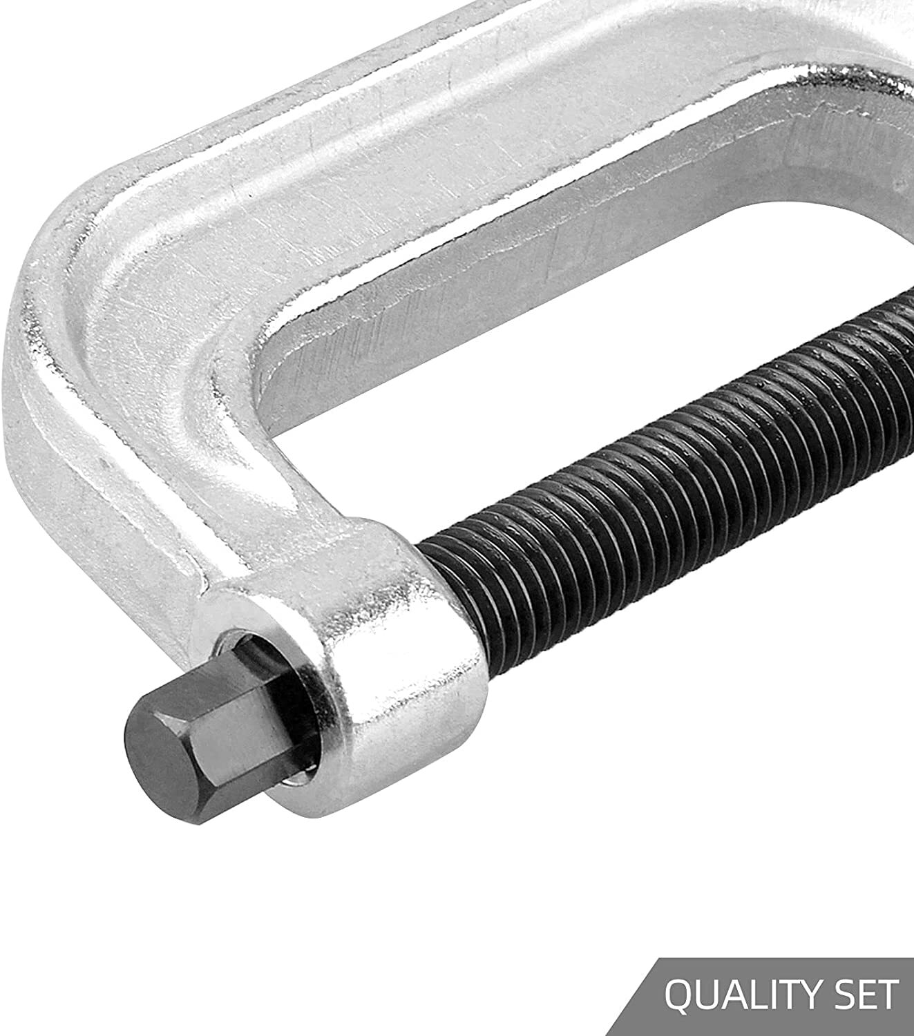 Set prensa para extractor de rotulas sacar quitar kit herramienta camion auto.