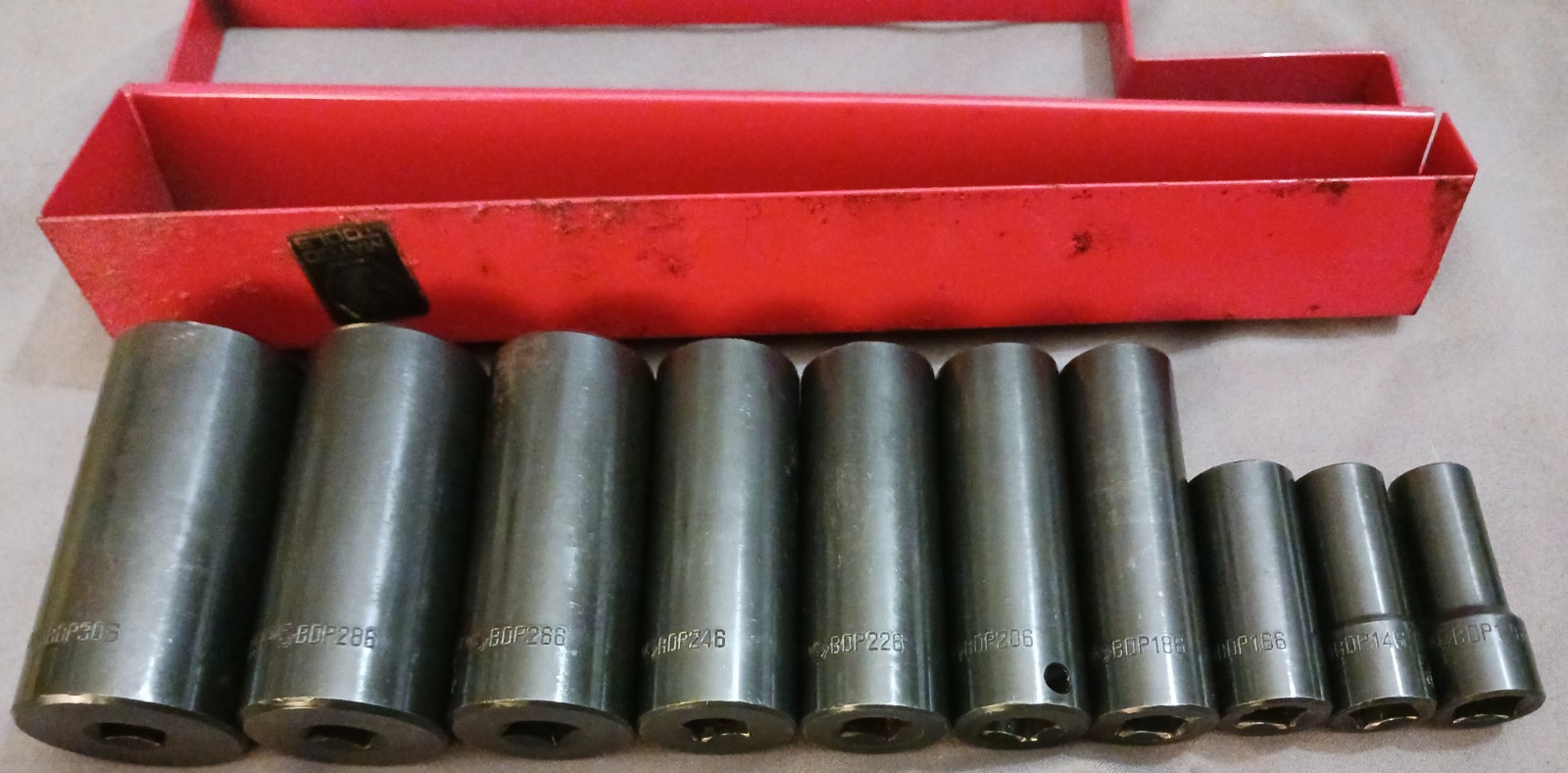 VTG Matco Tools 10pc 3/8″ Drive SAE Deep Impact Socket Set 5/16-7/8″ 6-Point USA