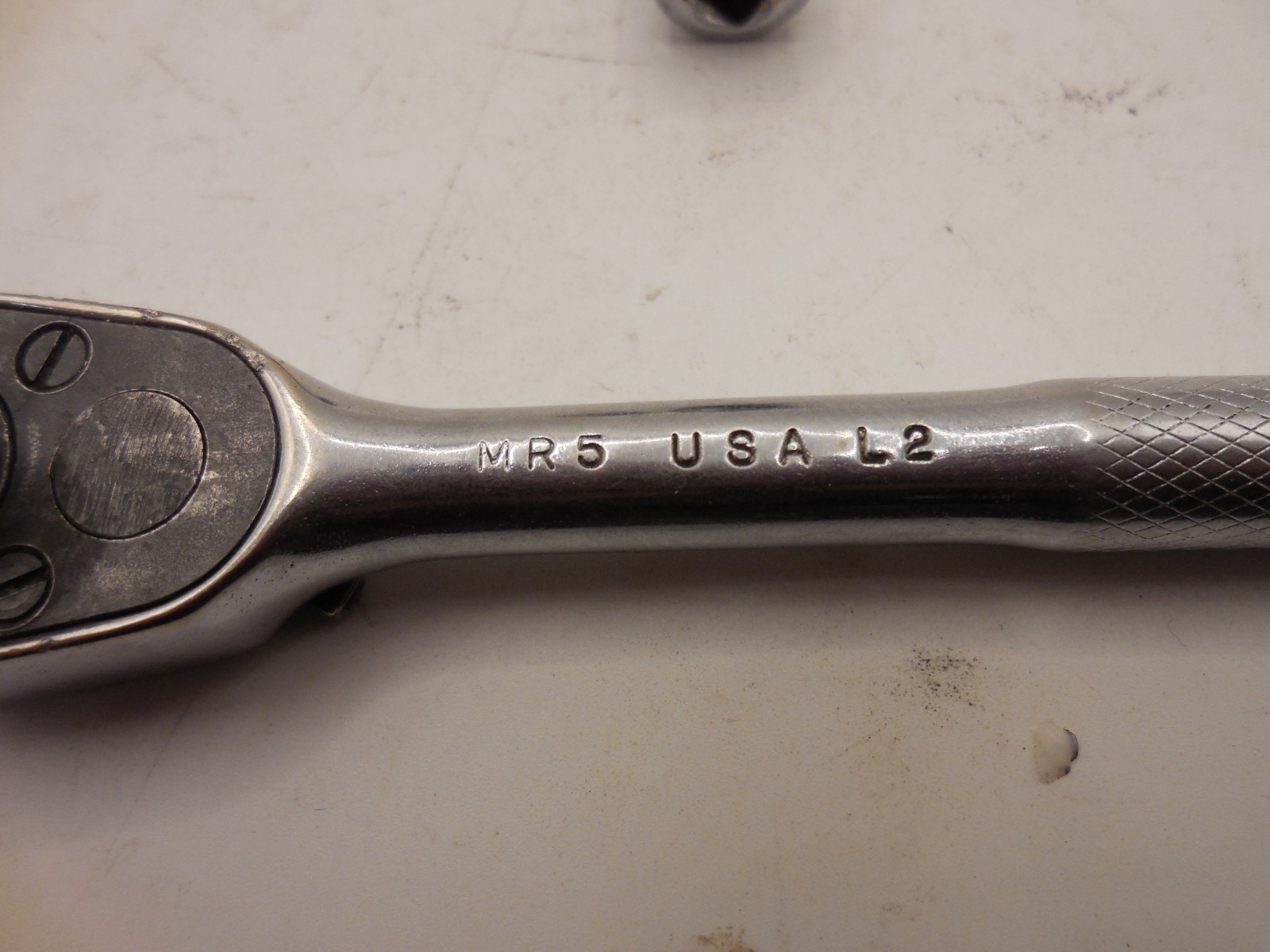 MAC tool 1/4dr MR5 L2 ratchet & deep well 1/4 shallow 5/16 sockets 1/2 extension