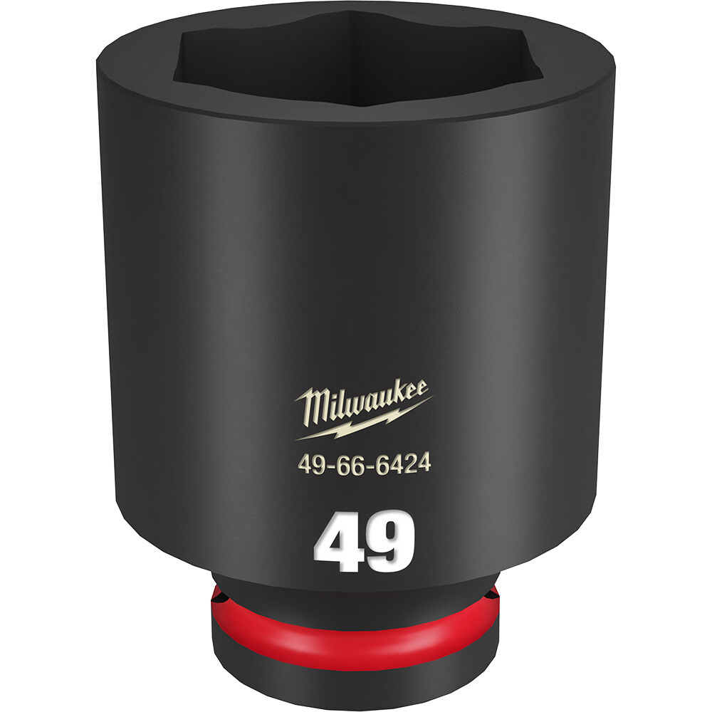 Milwaukee 49-66-6424 SHOCKWAVE Impact Duty 3/4 Drive 49MM Deep 6 Point Socket