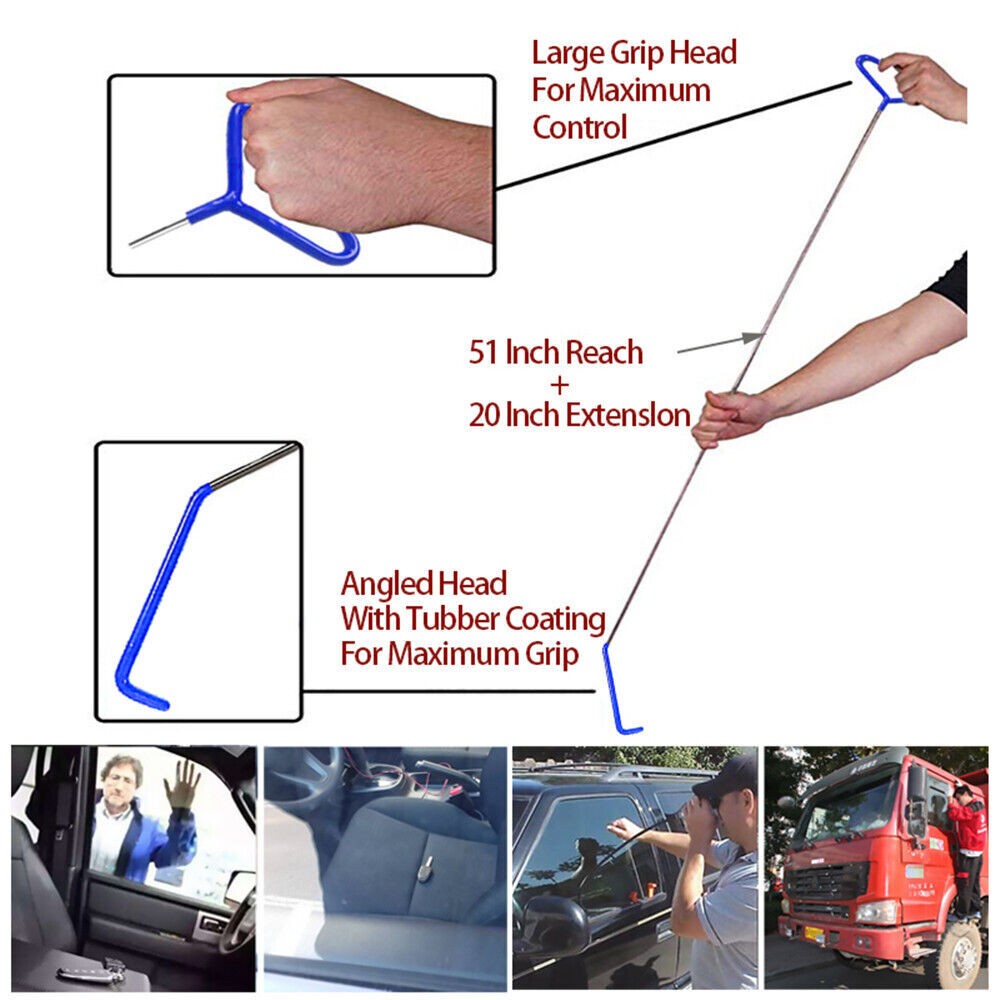 22Pcs Stainless Emergency Auto Tool Window Car Door Unlock/lock Repair Tool Kits