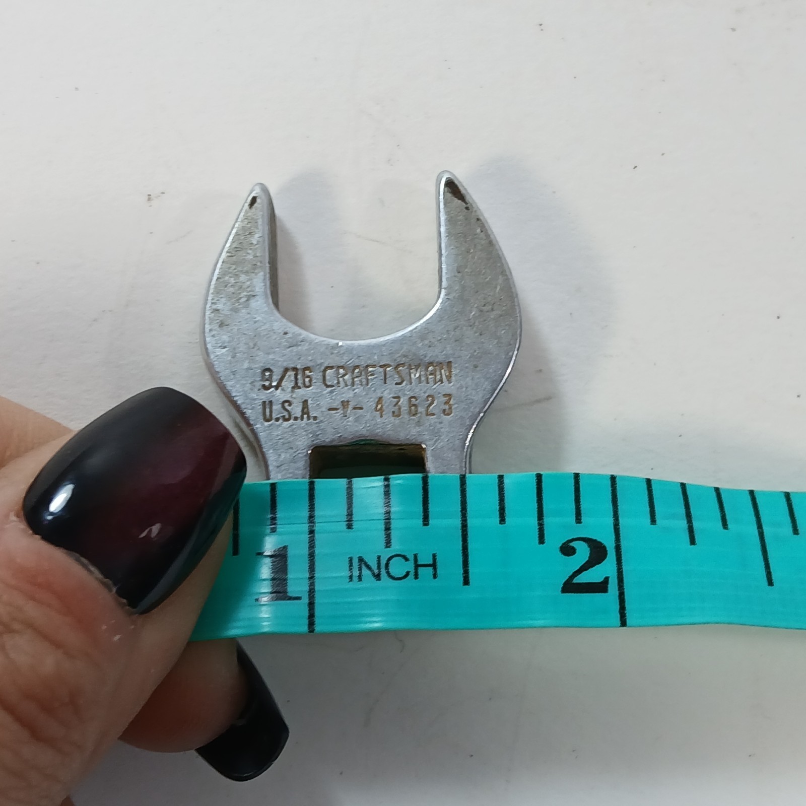 Craftsman Crowfoot Wrench 9/16″ 43623 3/8″ Drive Series -V- USA