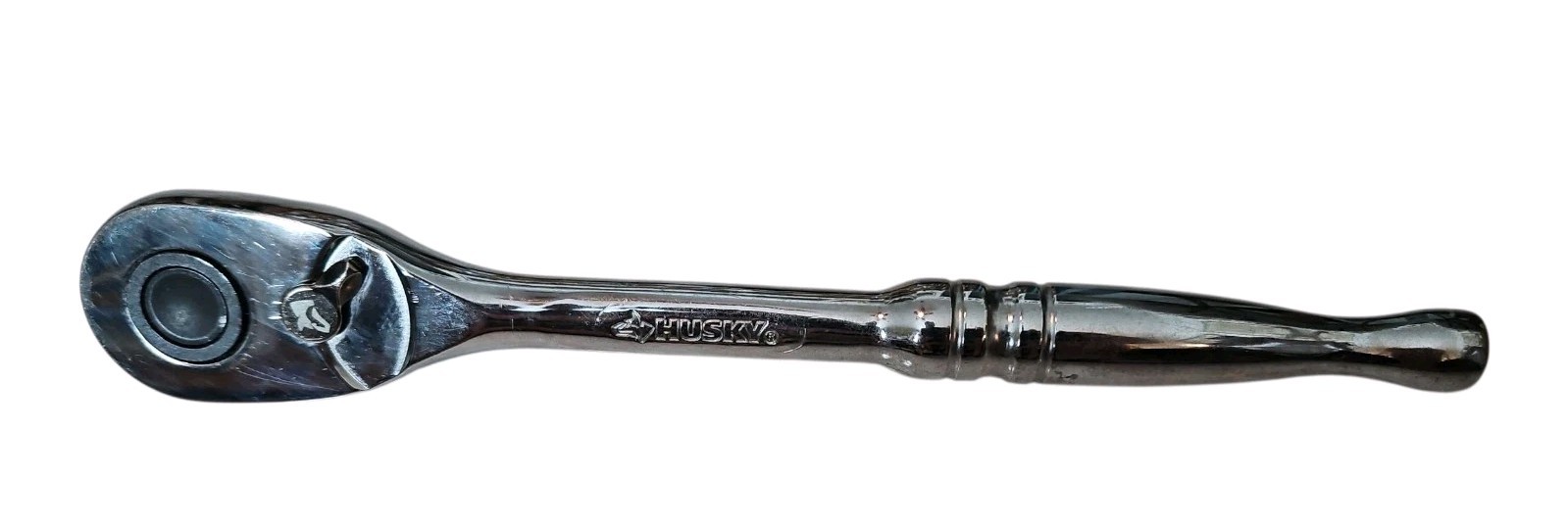 Husky 1/2” Drive Chrome Quick Release Ratchet 11 Inches Long Excellent Condition