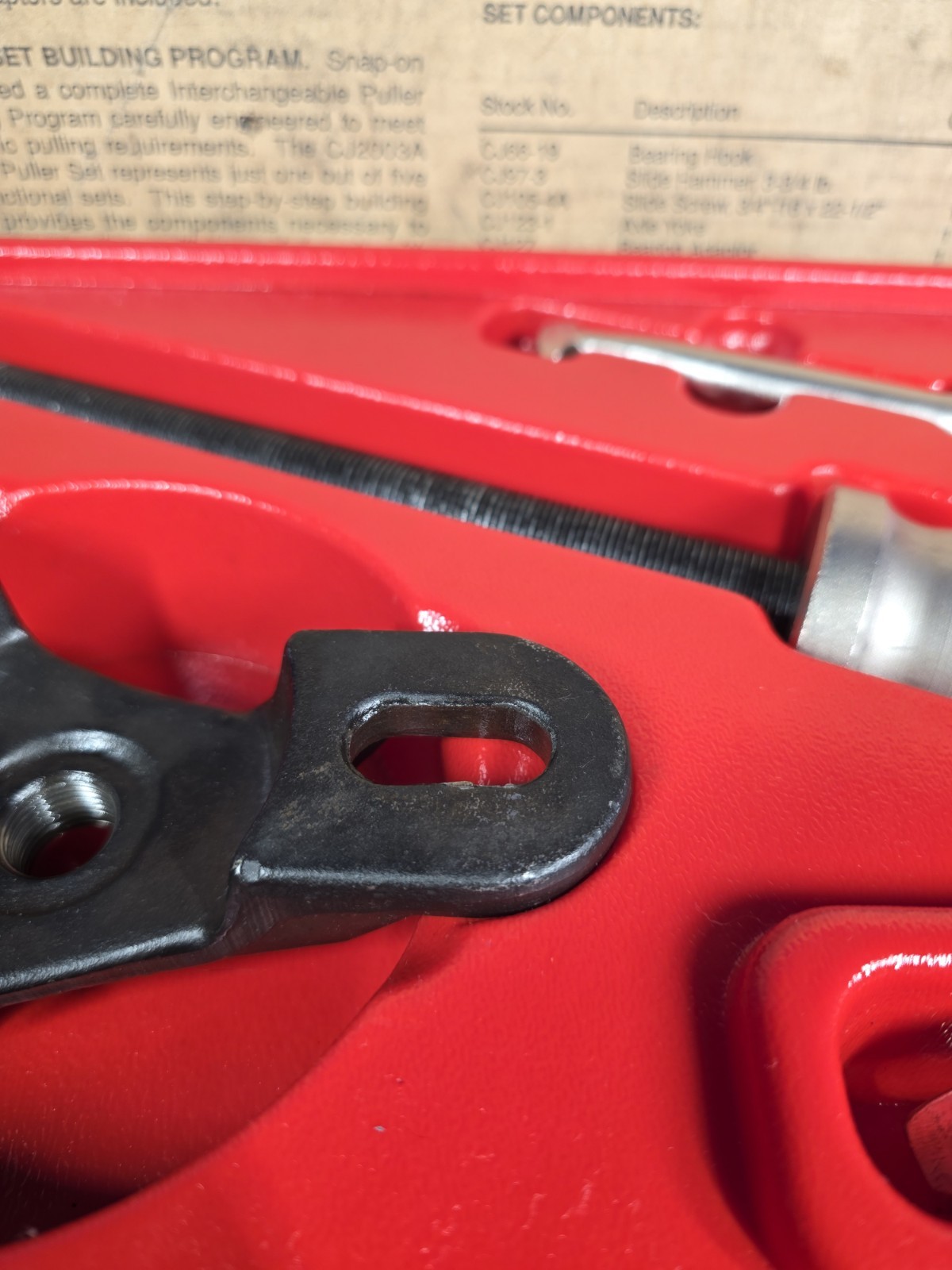 Snap-on Tools CJ2003A 7-Piece Rear Axle Slide Hammer Puller Set