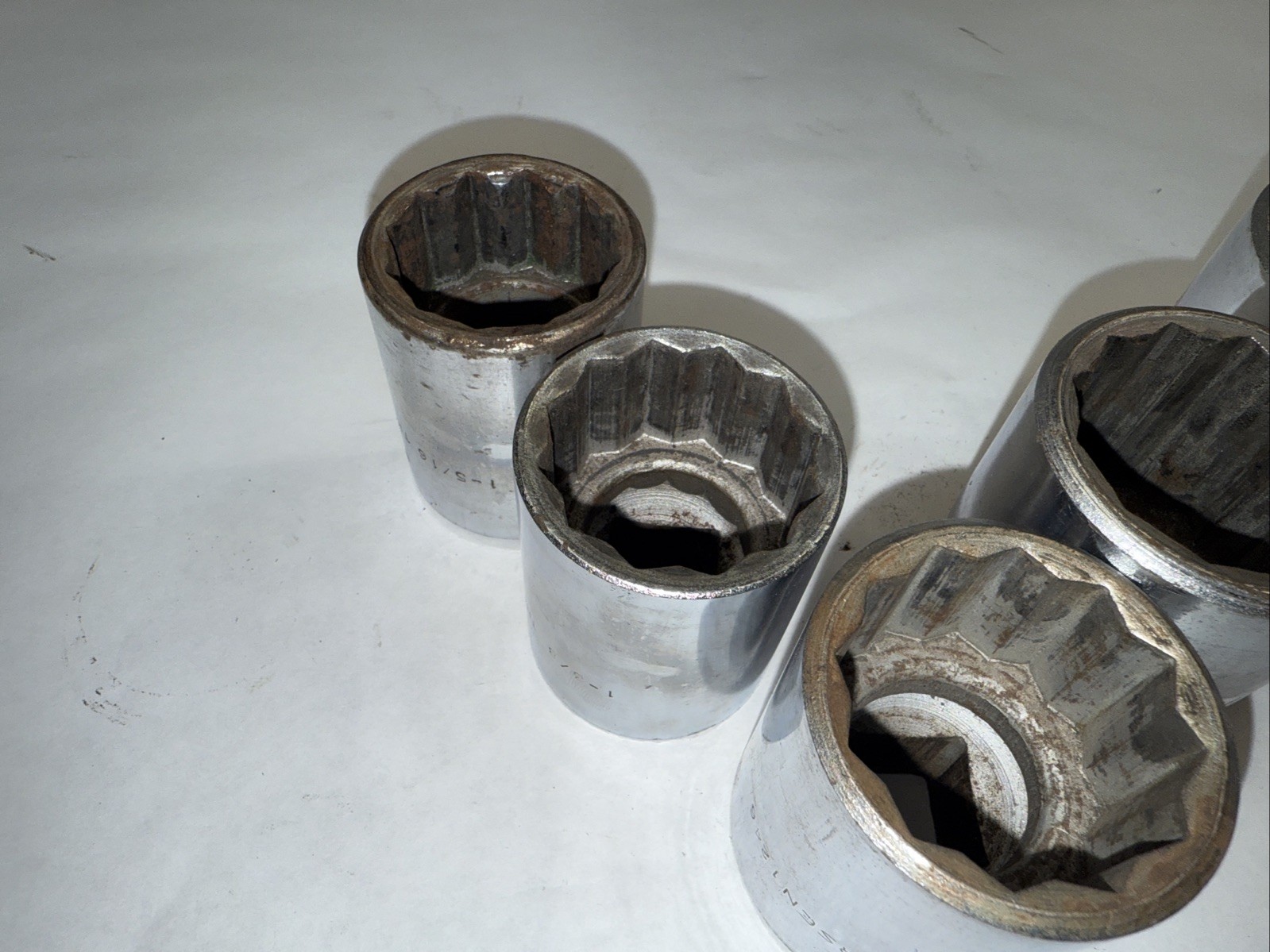 Thorsen 3/4» Drive 12 Point Socket 1-5/16 to 1-7/8 in Size, 7 Pcs Set, Made USA