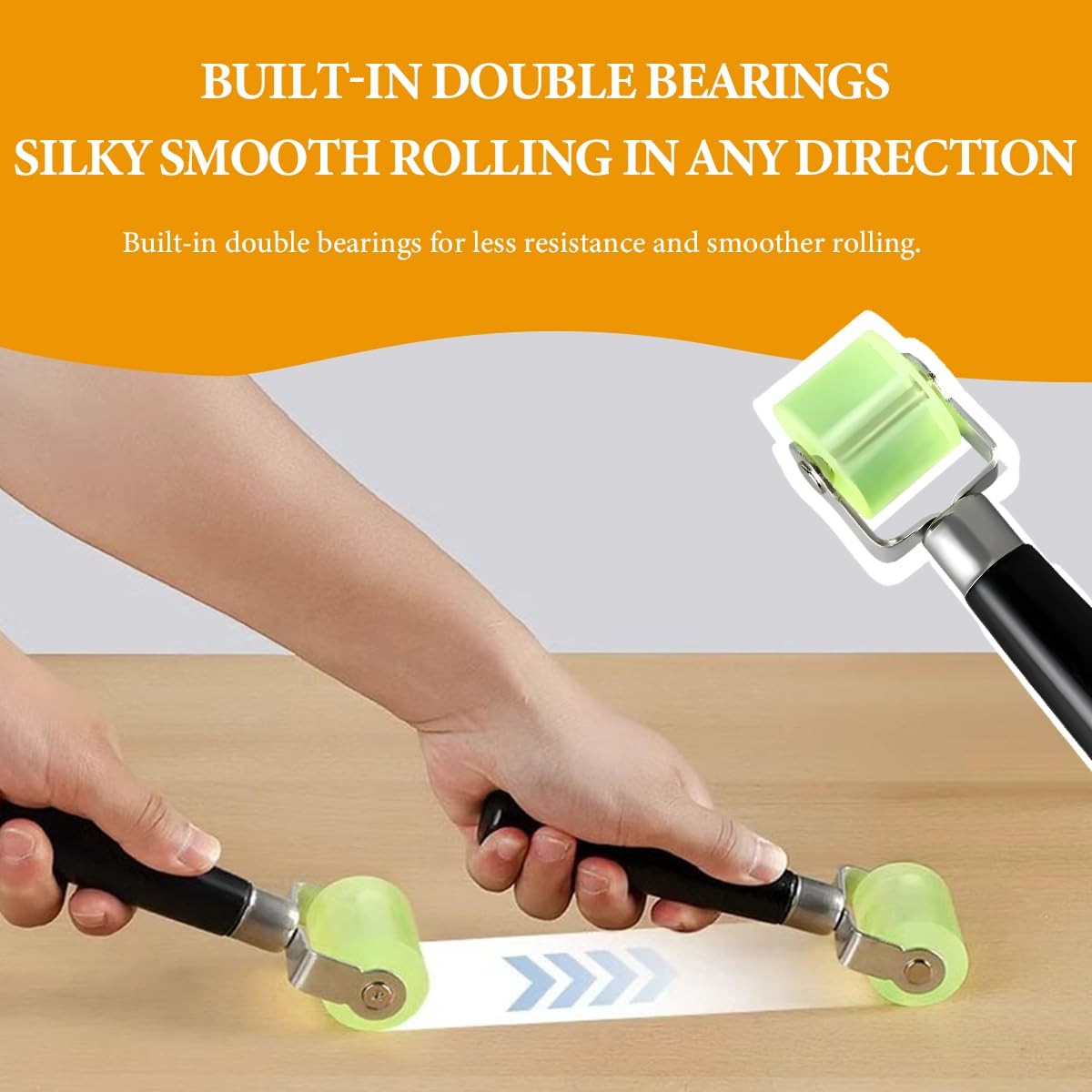 2 PCS Sound Deadening Car Seam Roller, Silicone Car Sound Deadening Applicati…