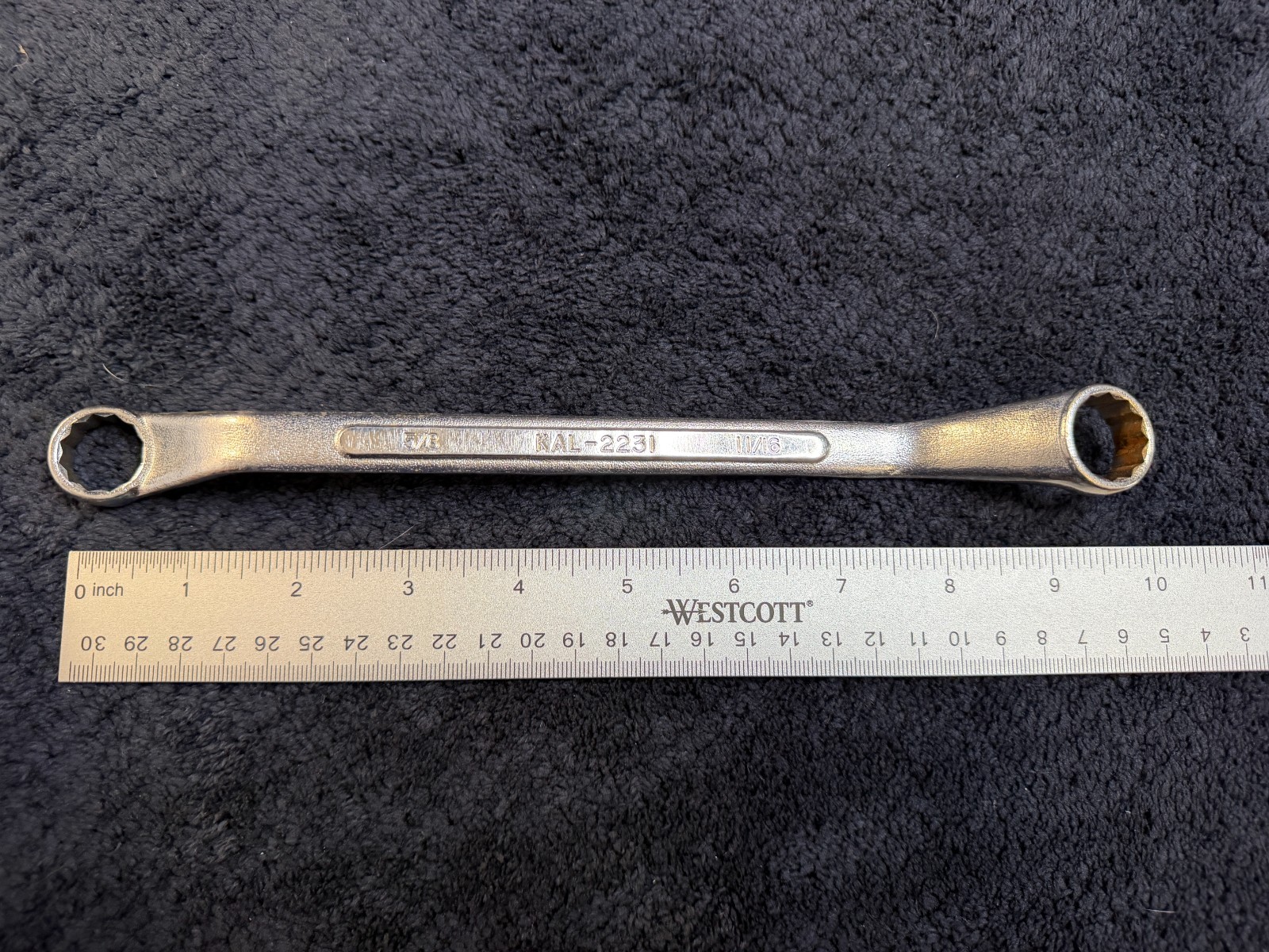 KAL 2231 Double Box-End Wrench 5/8 X 11/16 Japan See pictures!