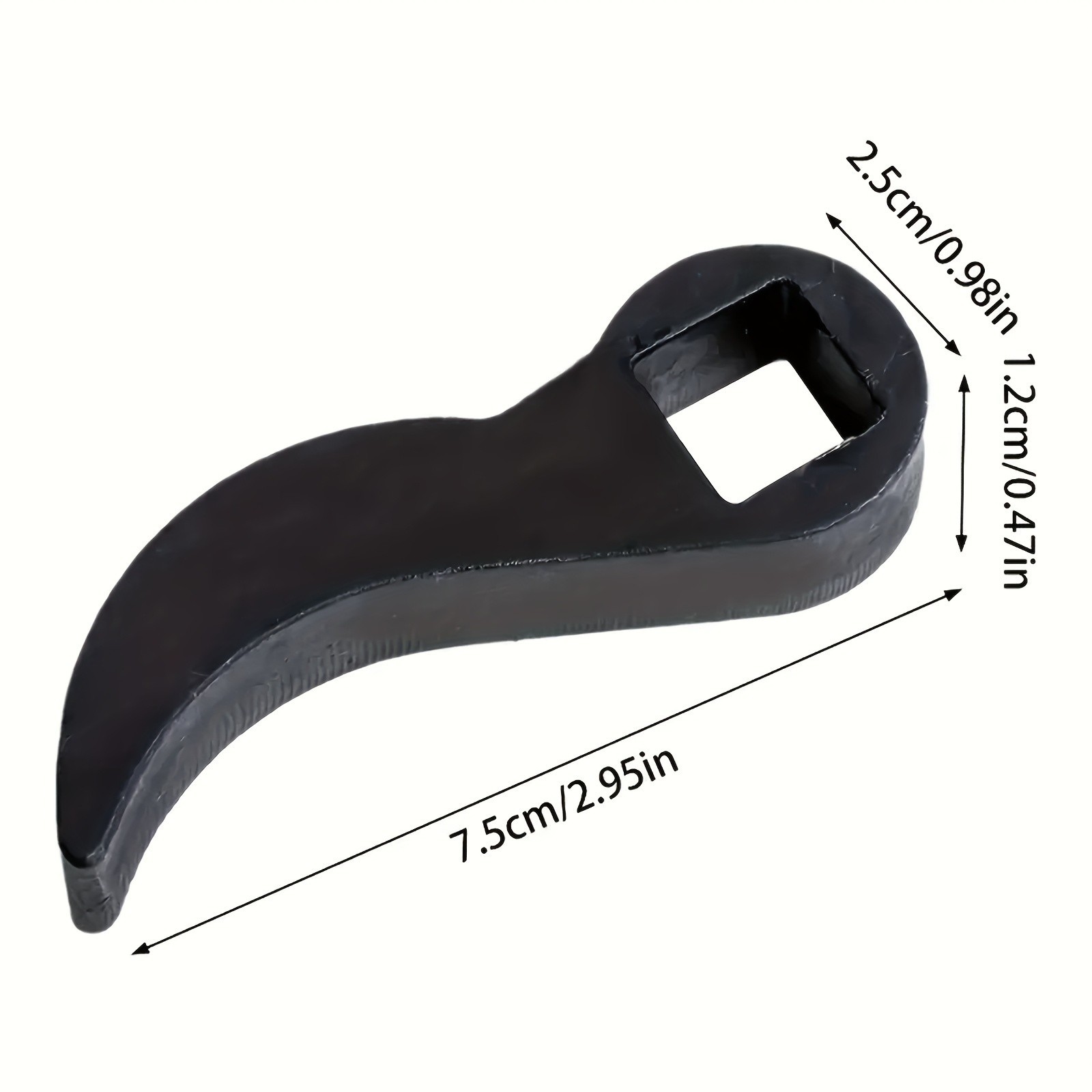 Automotive Crescent Wrench Tool – High-Strength Steel Nut & Bearing Removal Tool
