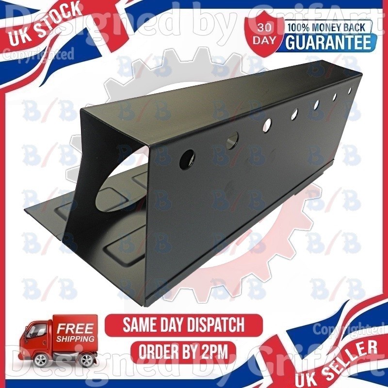 STRONG MAGNETIC 3 HOLE SPRAY CAN SCREWDRIVER TOOL STORAGE HOLDER SHELF ORGANISER