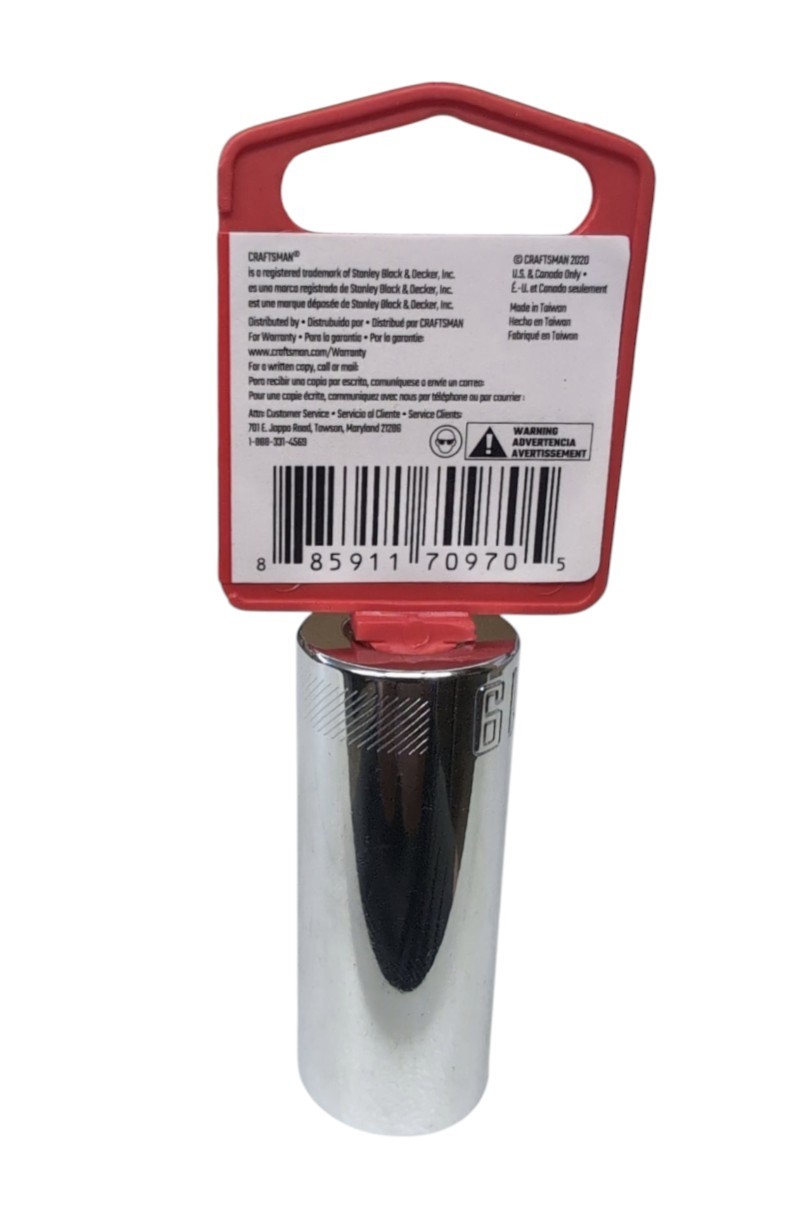 Craftsman 19mm Deep Socket 12 Point 3/8 Inch Drive USA Shipping NEW CMMT44424