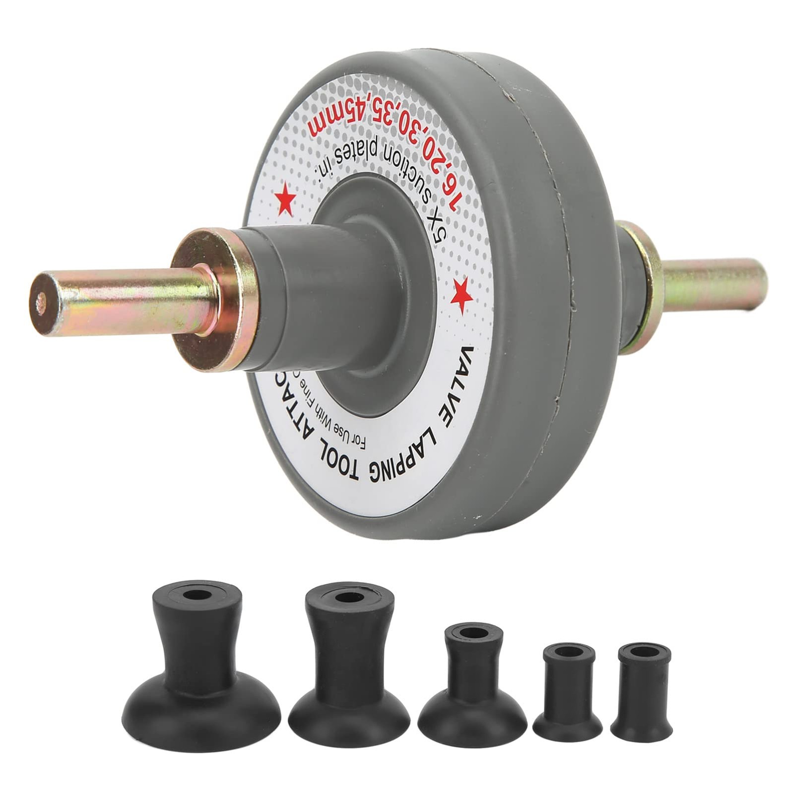 Engine Valve Lapper Kit Lapping Tool Attachment 5 Suction Plates 1000-1250rpm